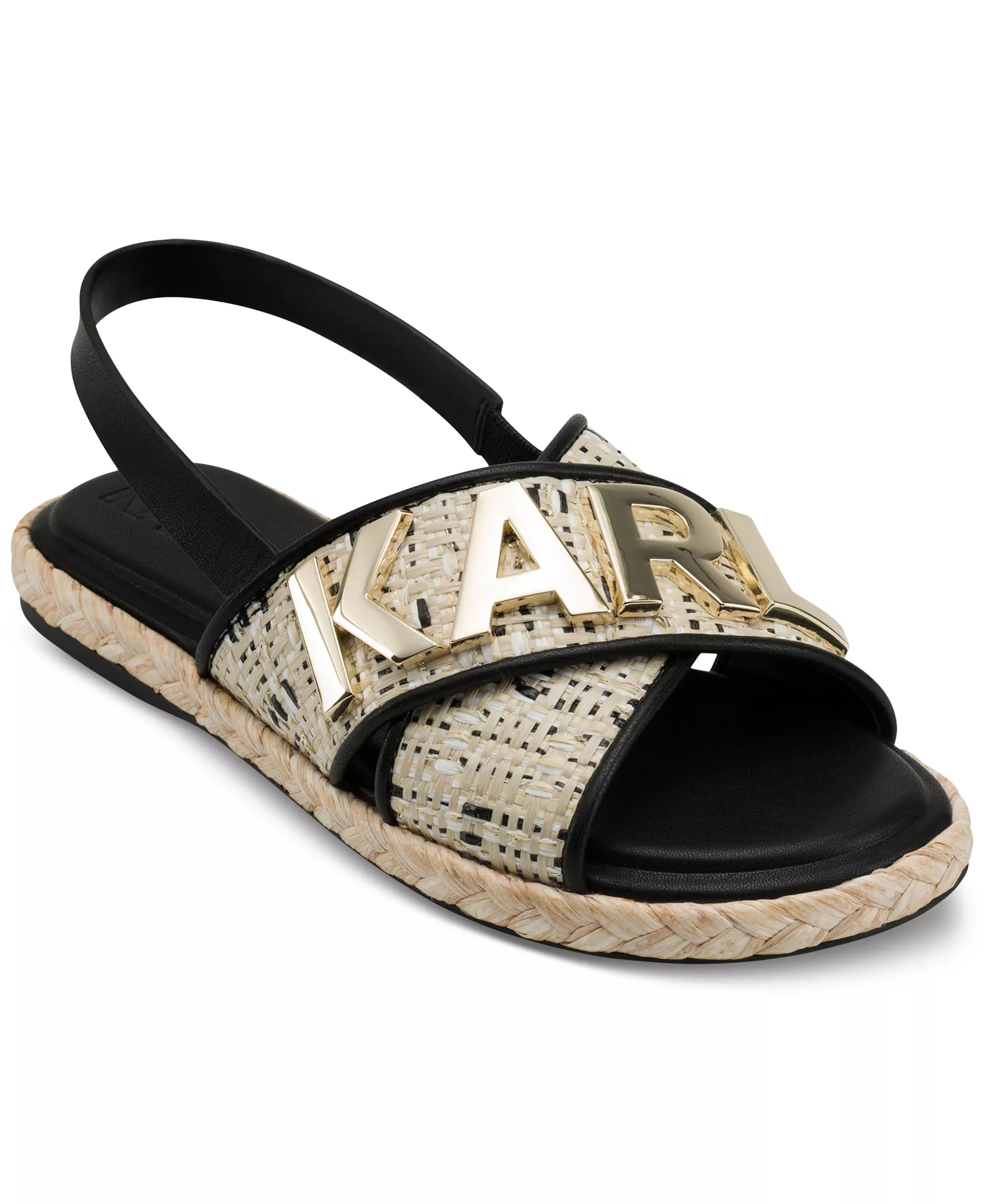 Women's Charla Slingback Sandals - Natural/ Black - 10M