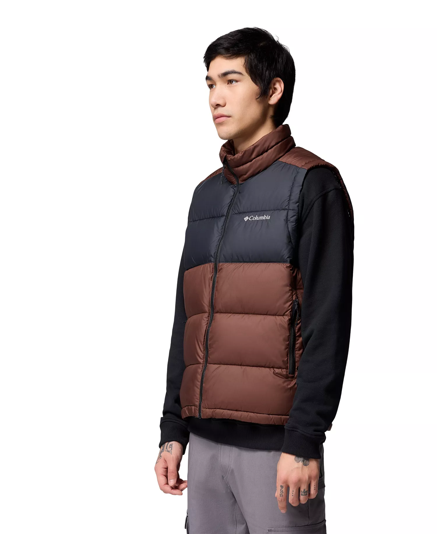 Men's Pike Lake Vest - Tobacco/black - S