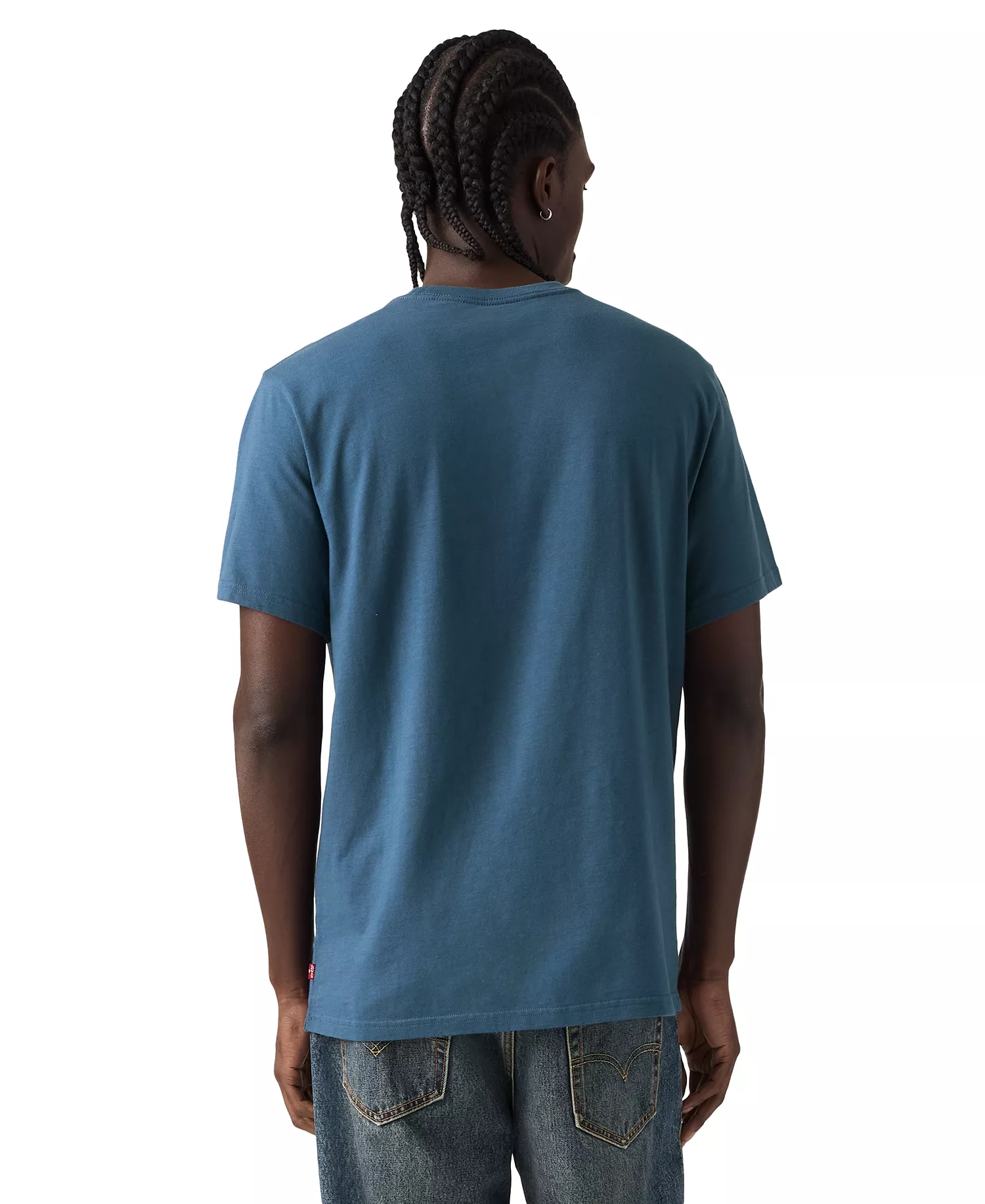 Men's Relaxed-Fit Logo Graphic T-Shirt - Blue - 2XL