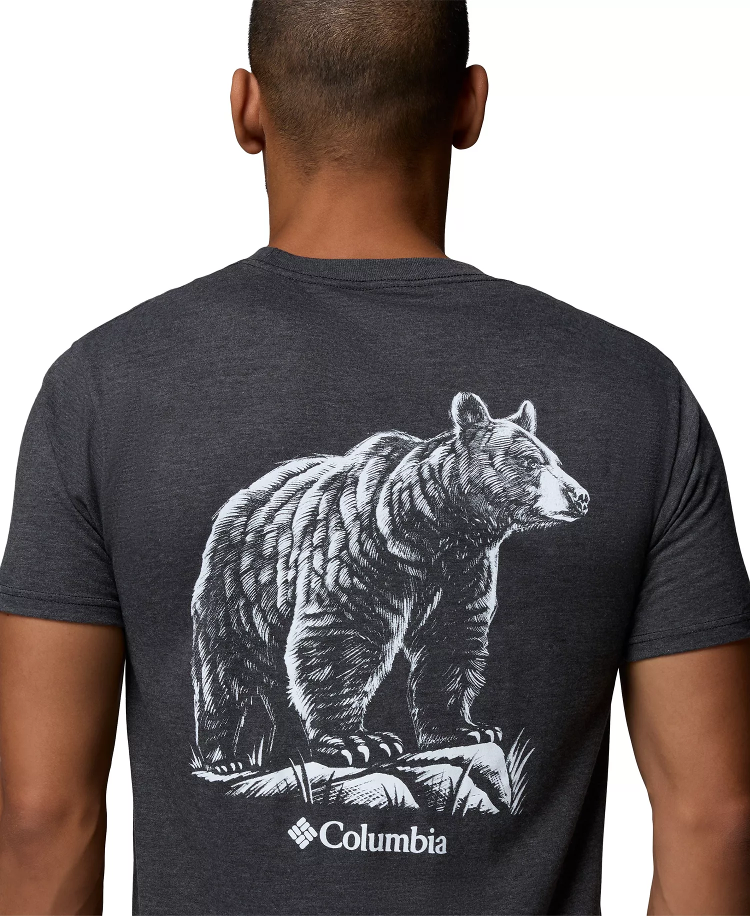 Men's Short-Sleeve Willie Graphic T-Shirt - Charcoal Heather - L
