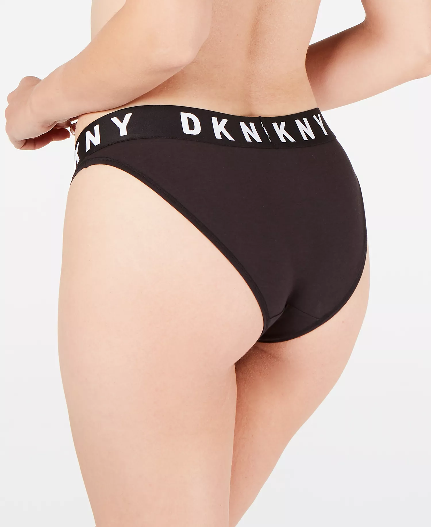 Women's Cozy Boyfriend Bikini Underwear DK4513 - Black - L