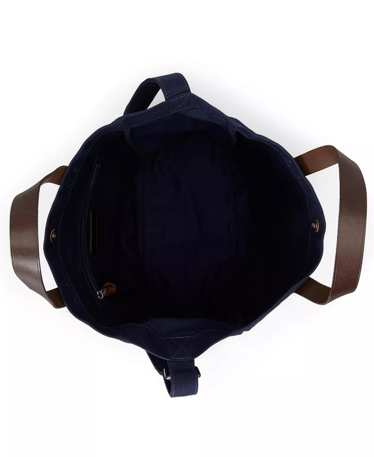 Men's Bear Canvas Shopper Tote Bag - Newport Navy - ONE SIZE