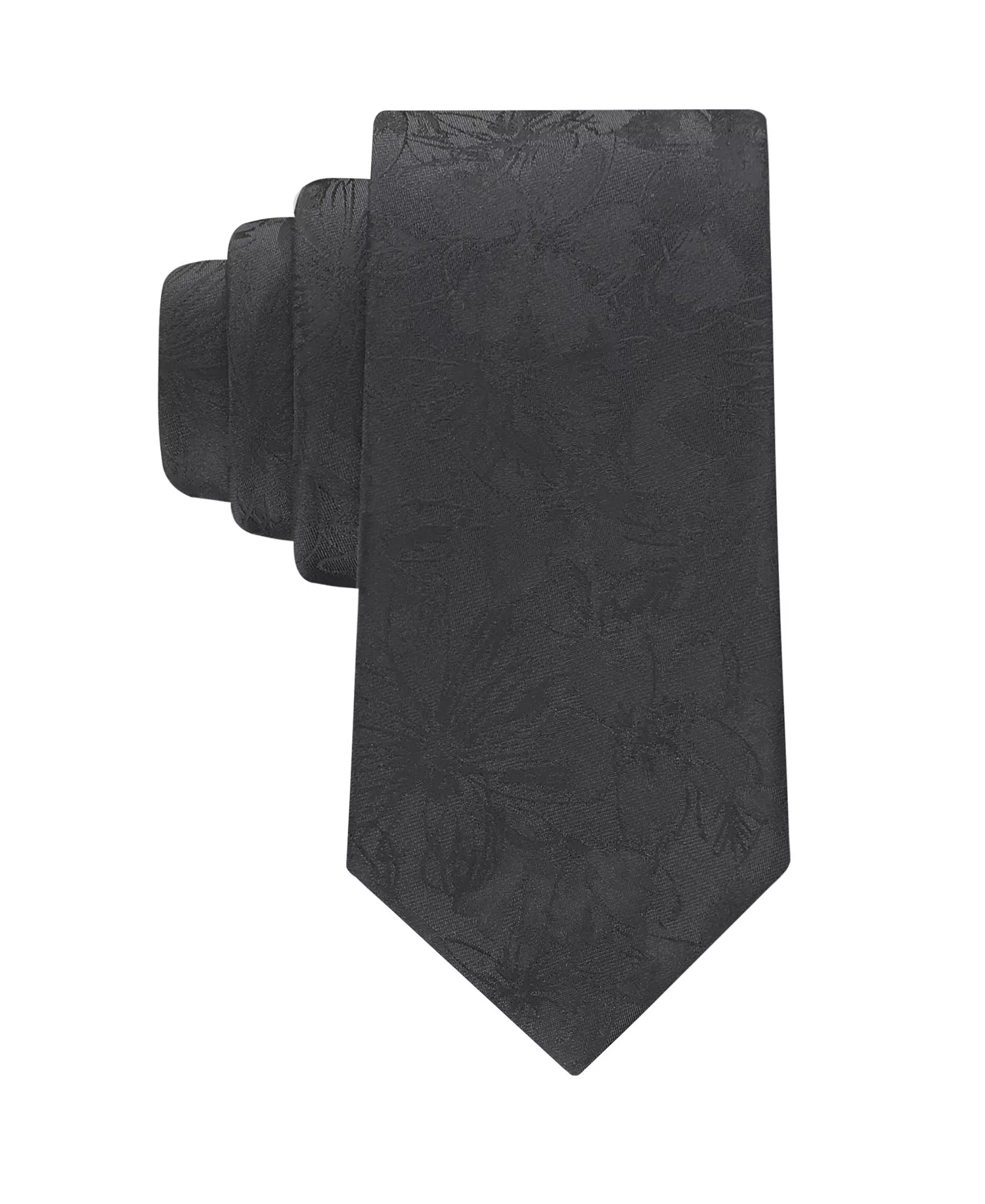 Men's Maddison Botanical Tie - Black - ONE SIZE