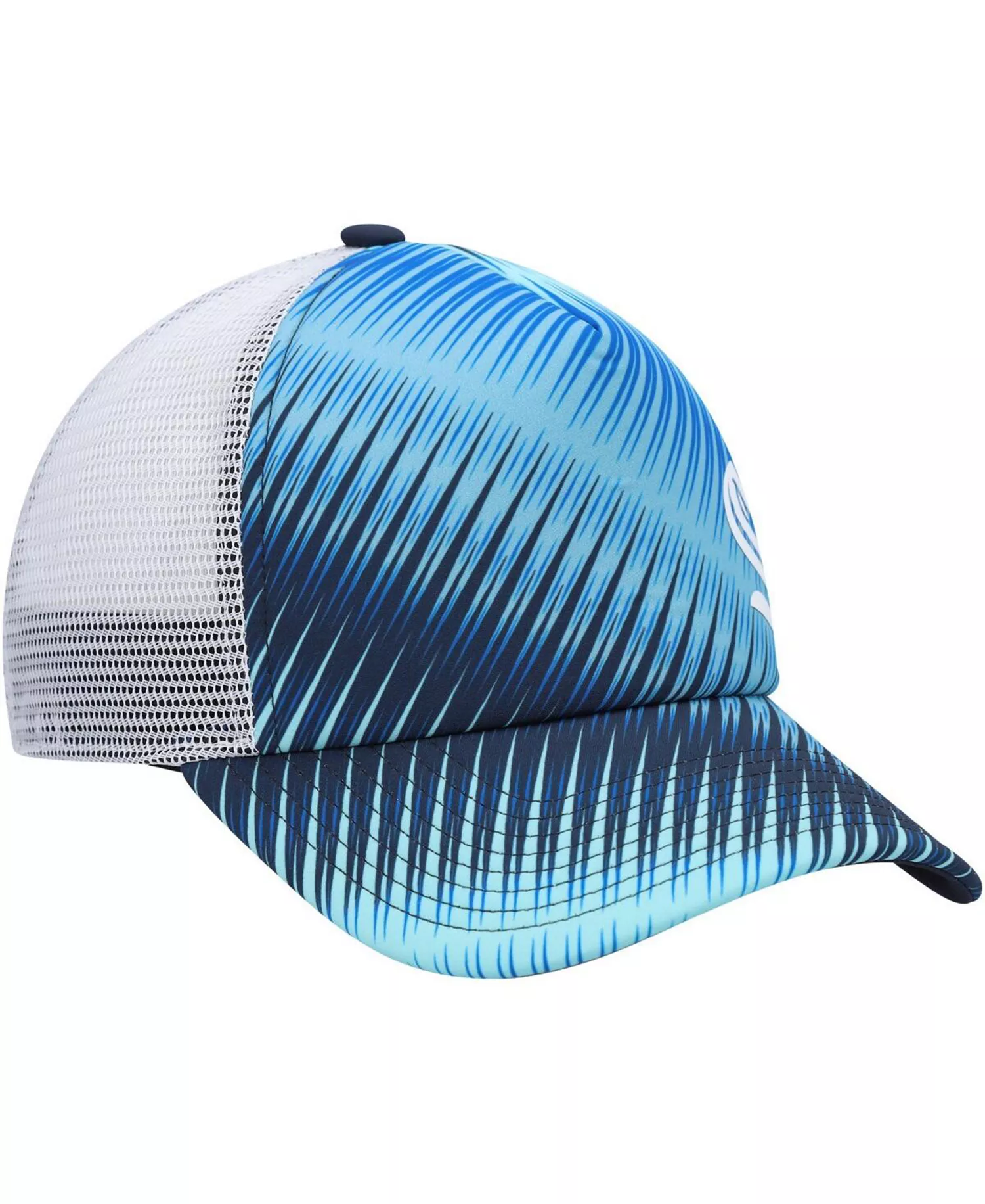Women's Light Blue, White Seattle Kraken Graphic Foam Trucker Snapback Hat - Light Blue, White - OSFM