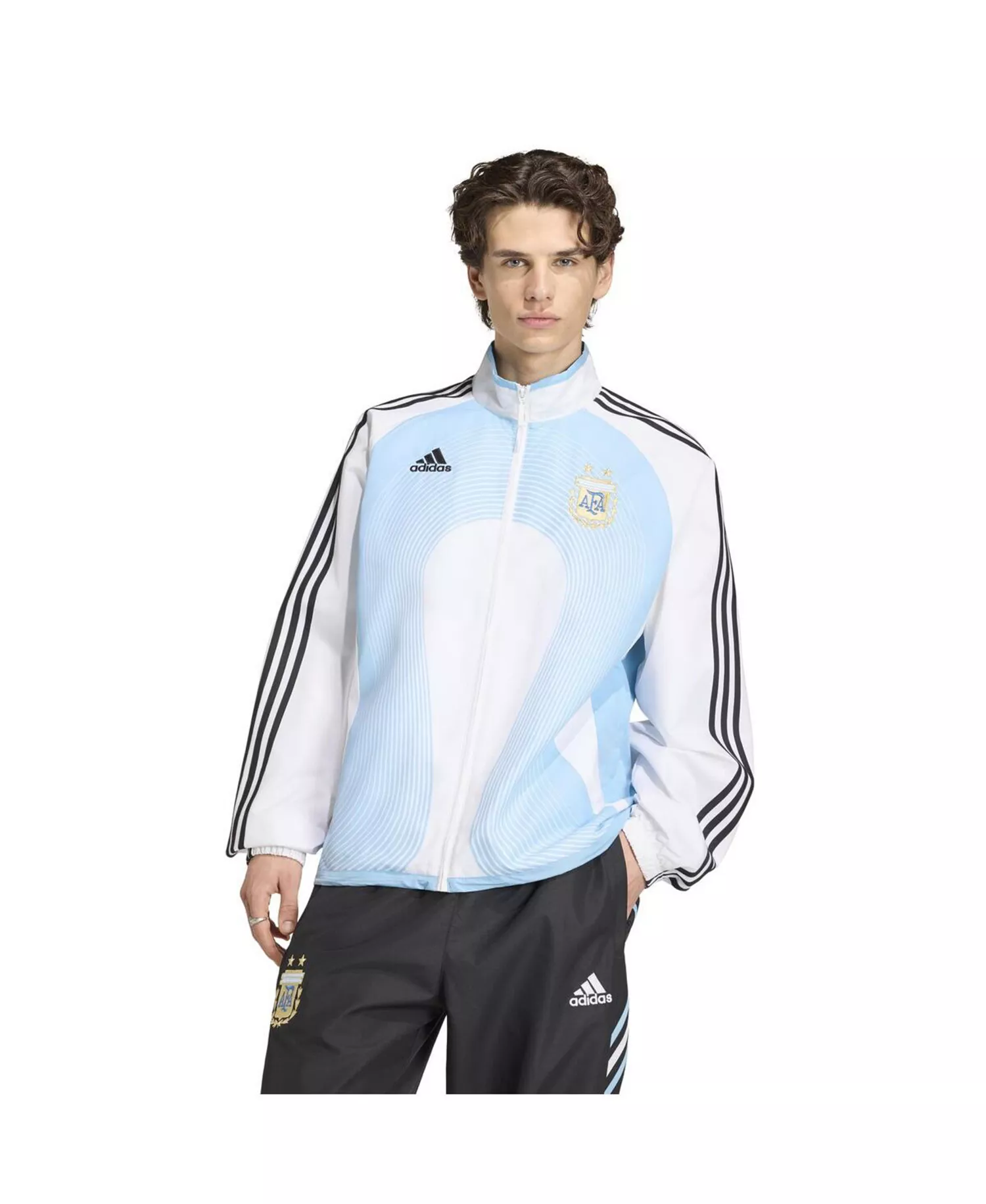 Men's White Argentina National Team 2006 Bringback Full-Zip Track Jacket - White - 2XL