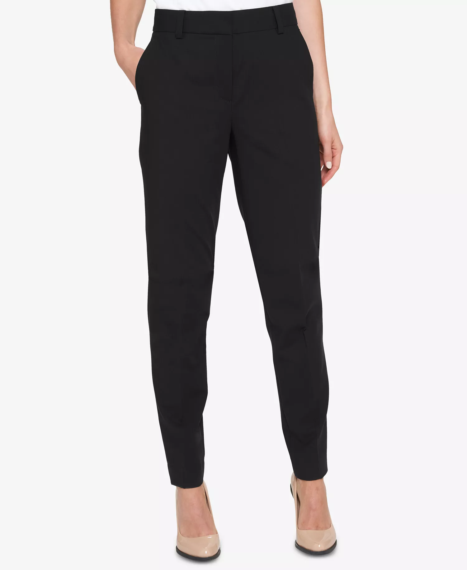 Petite Essex Pants, Created for Macy's - Black - 16P