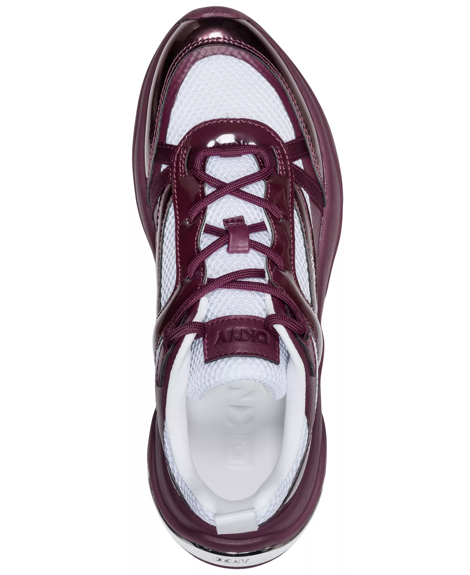 Women's Juna Lace-Up Sneakers - Burgundy - 5.5M
