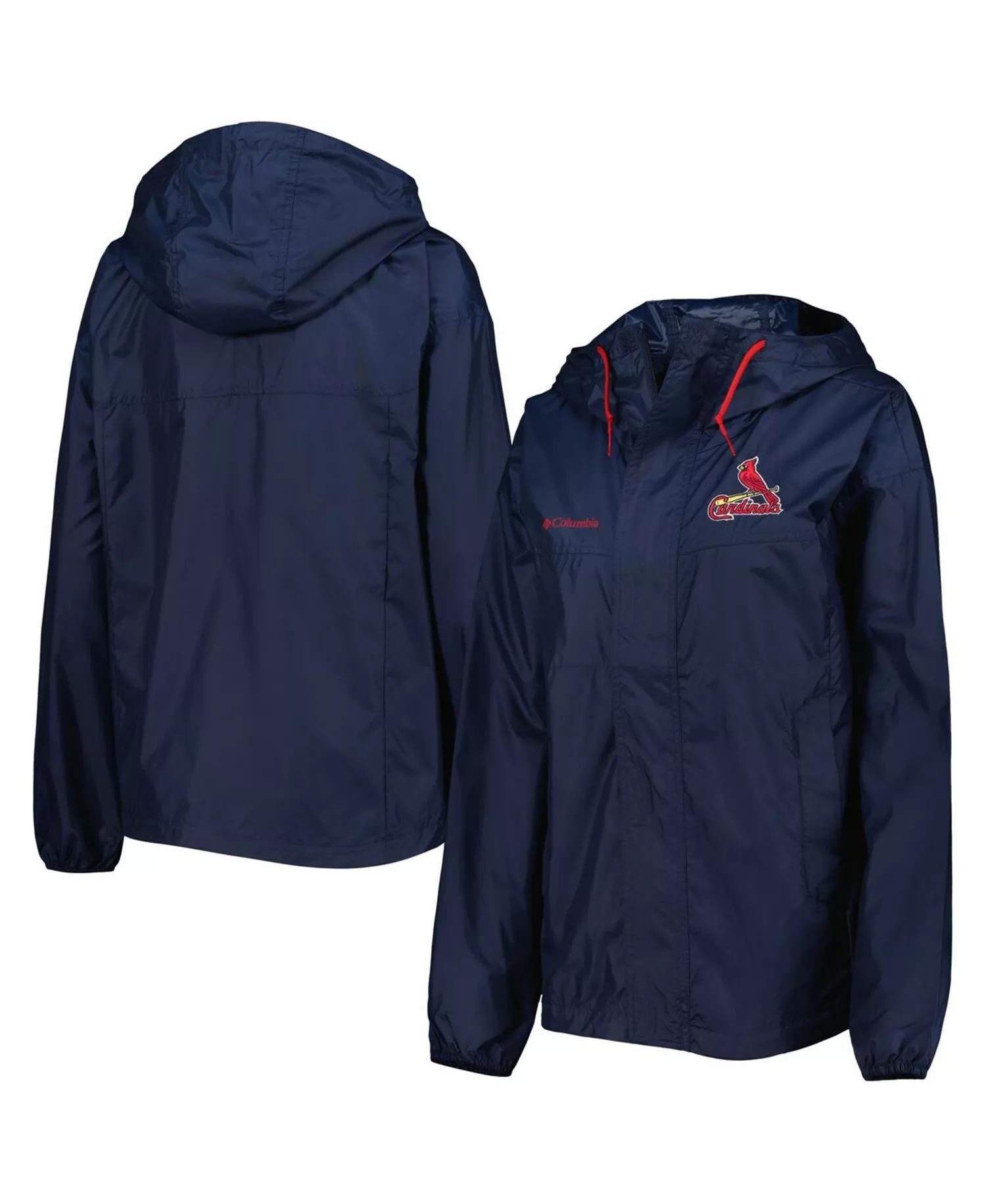 Women's Navy St. Louis Cardinals Flash Challenger Windbreaker Jacket - Navy - S