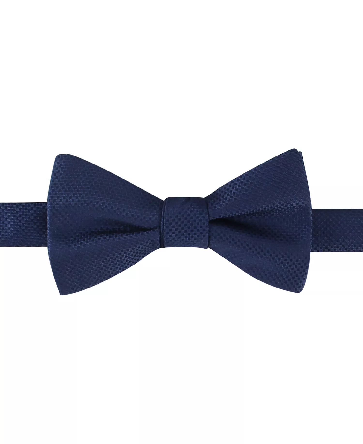 Men's Bow Tie and Pocket Square, 2-Piece Set - Navy - ONE SIZE