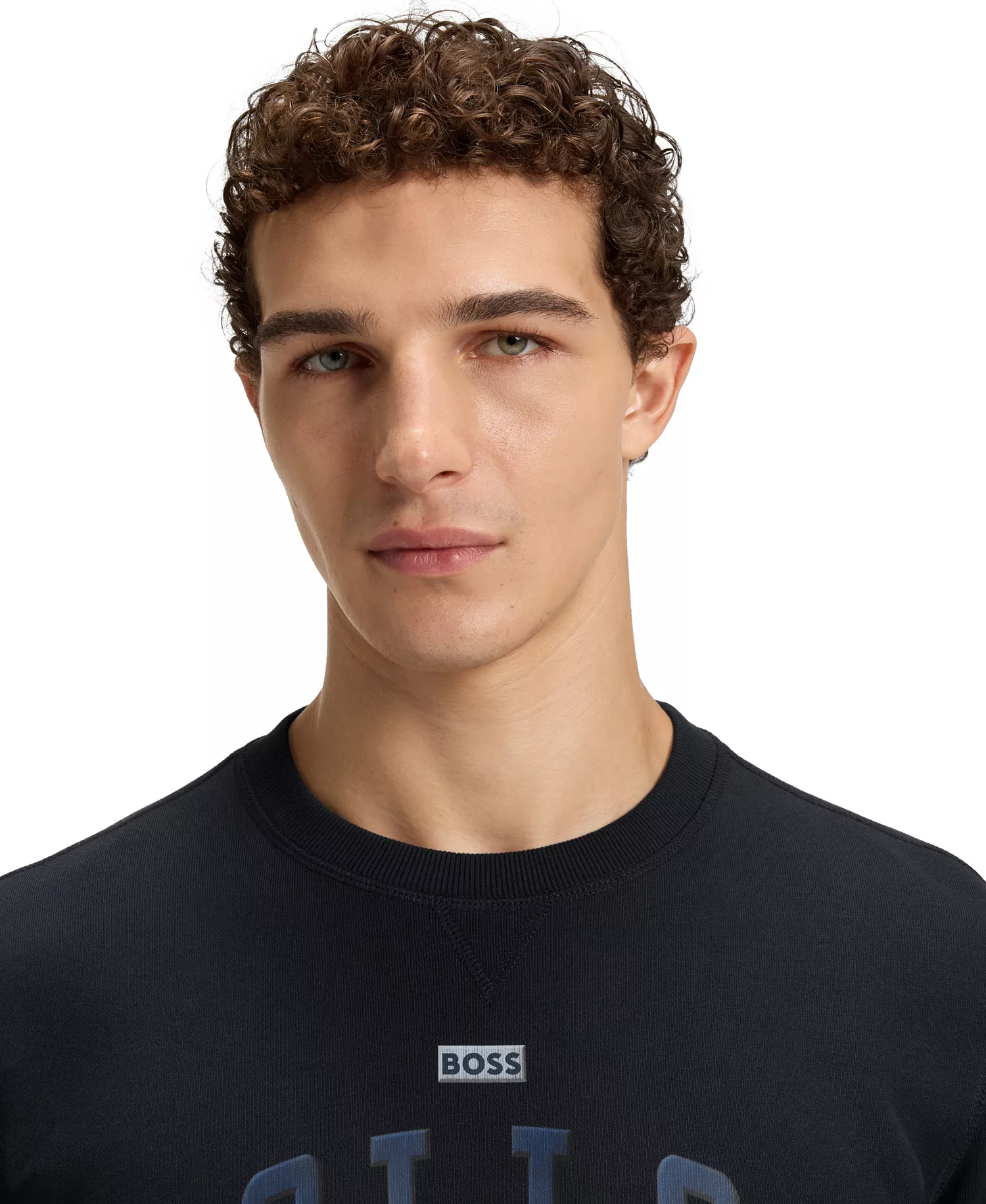 BOSS x DALLAS COWBOYS Helmet Graphic Sweatshirt - Dark Blue - 2XL