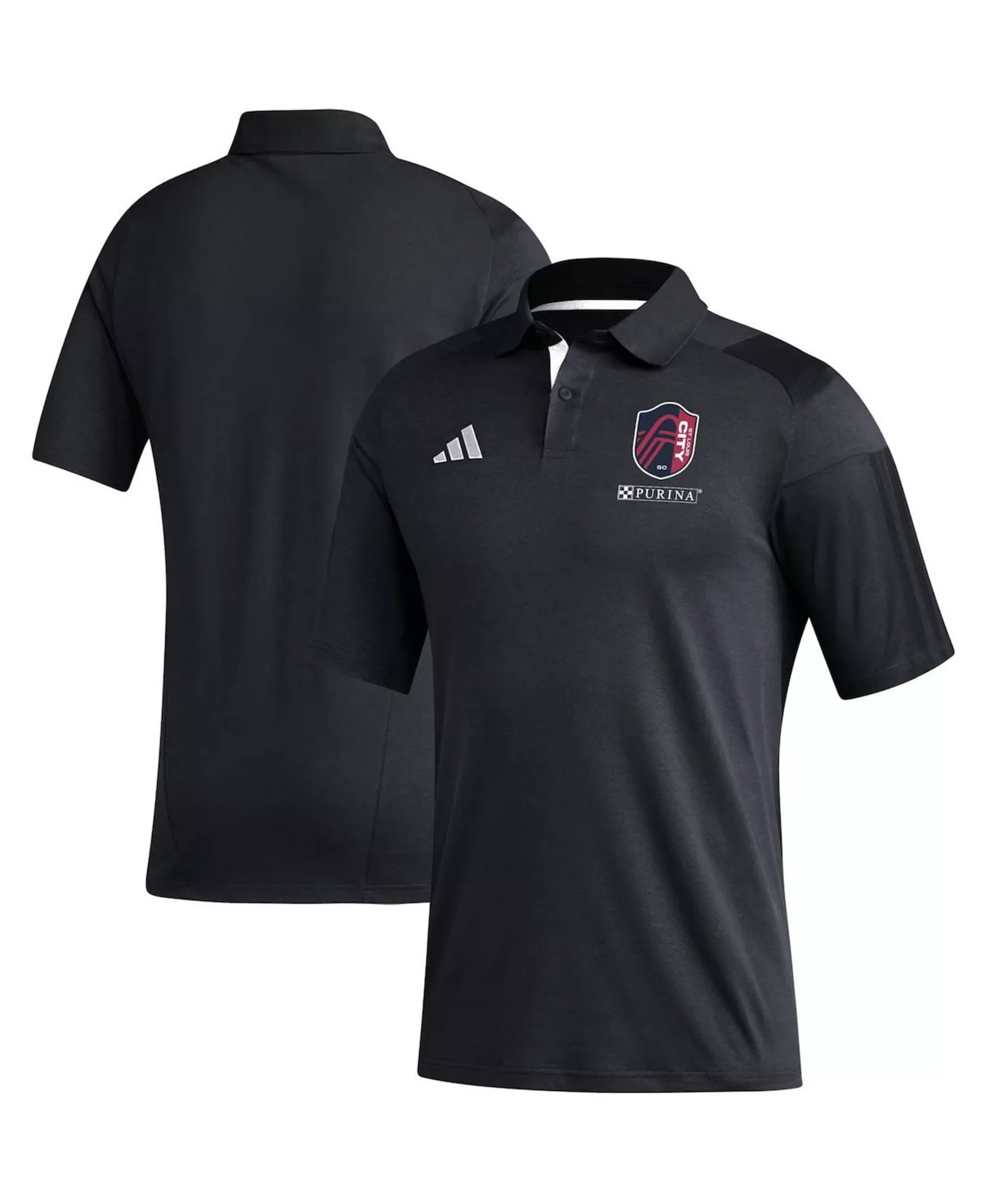 Men's Black St. Louis City SC 2023 On-Field Training Polo Shirt - Black - S
