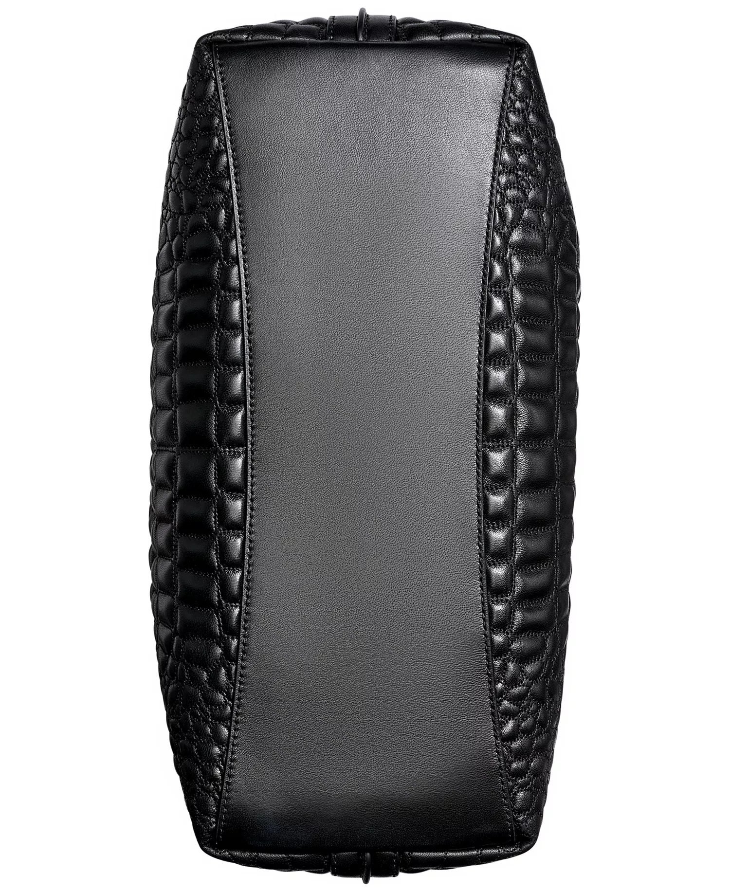 Glenwood Quilted Croc Top Handle Satchel with Tassel Detail - Black/gold - NO SIZE