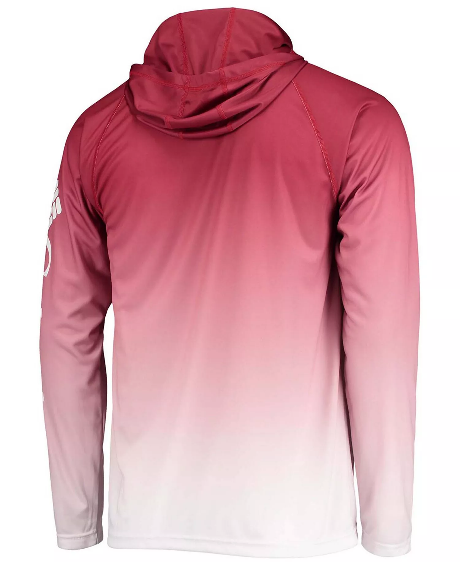 Men's Crimson Oklahoma Sooners Terminal Tackle Omni-Shade UPF 50 Long Sleeve Hooded T-shirt - Crimson - L