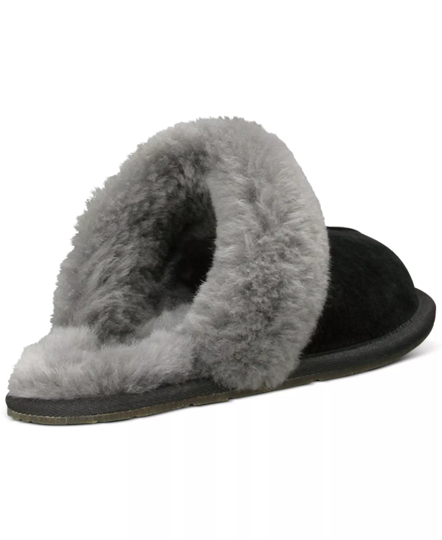 Women's Scuffette II Slip On Slippers - Black/ Gray - 10M