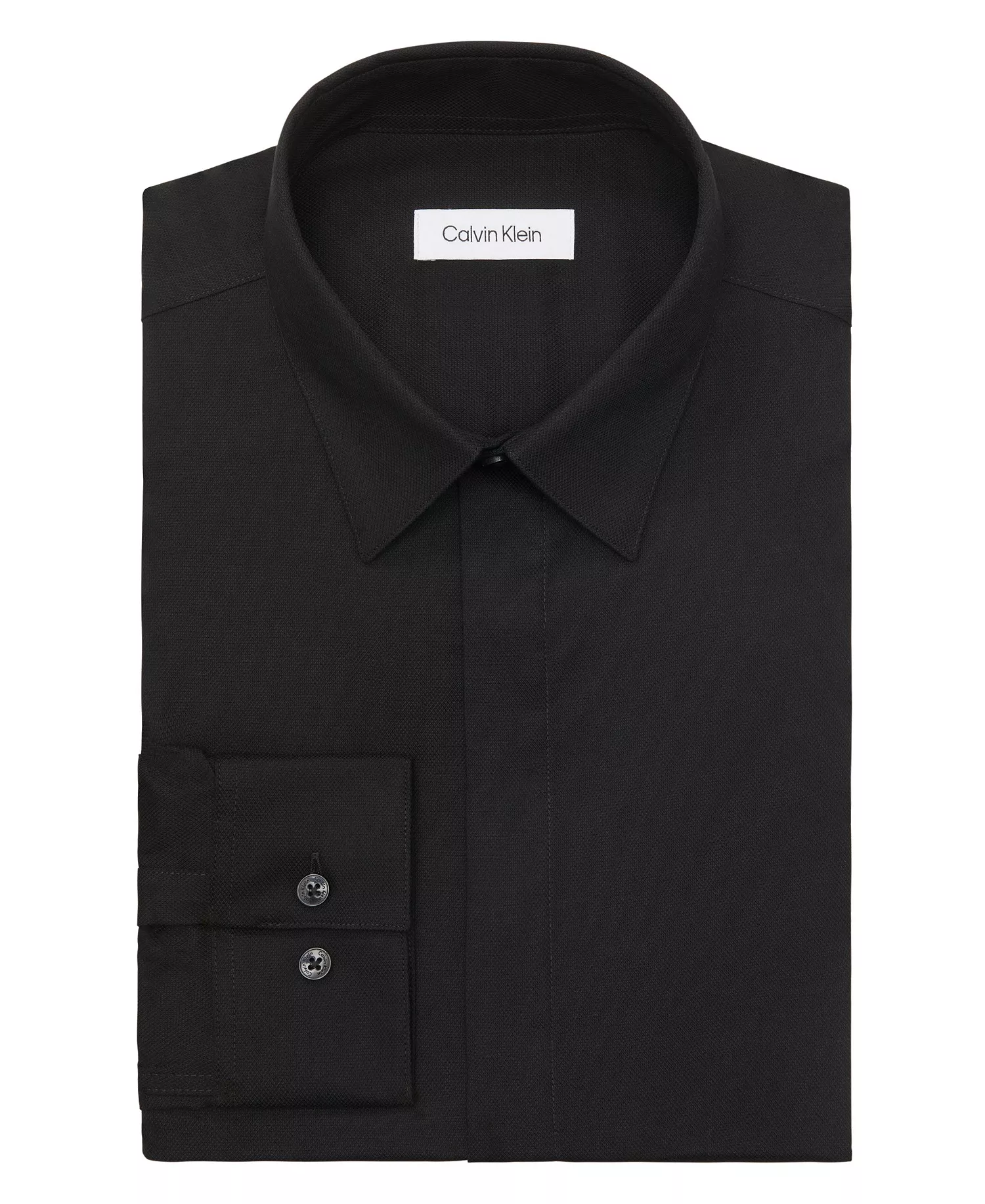 Men's Infinite Color Regular-Fit Dress Shirt - BLACK - 14.5 32/33