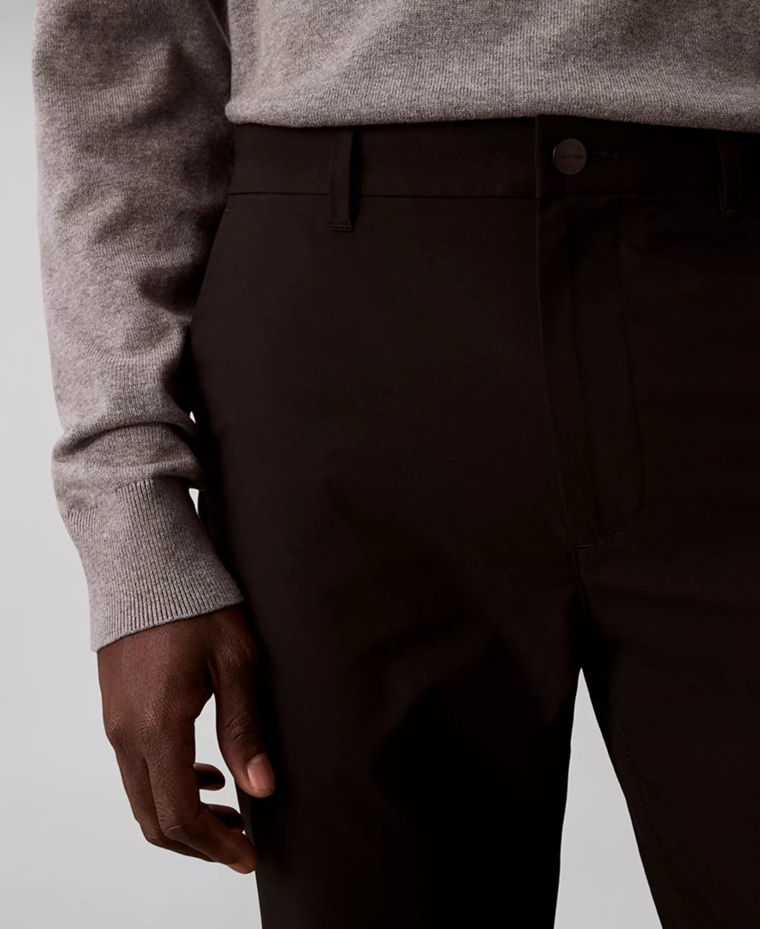 Men's Slim-Fit Tech Stretch Pants - Black - 29x30