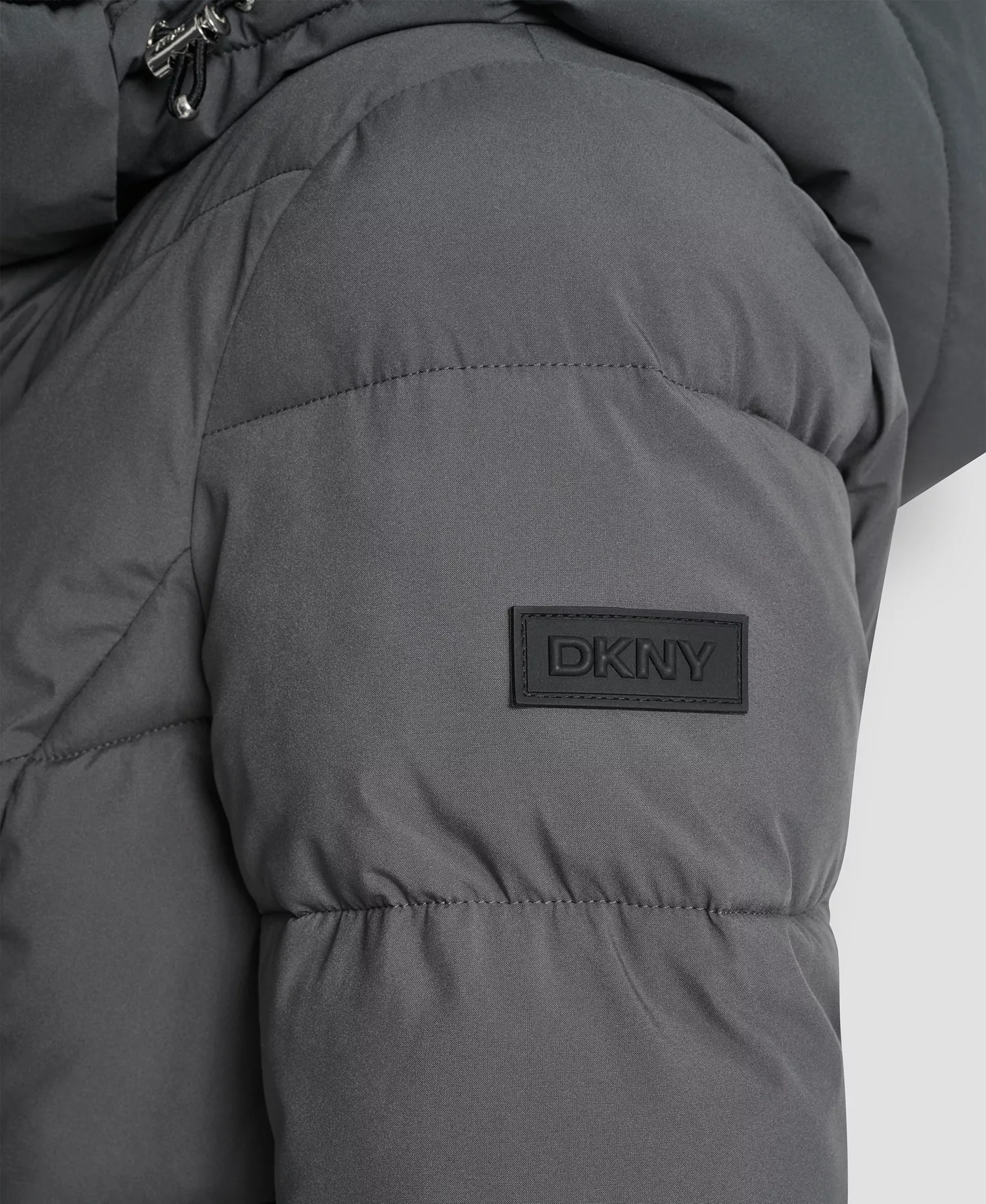 Women's Hooded Zip Front A-Line Maxi Puffer Coat - Titan - L