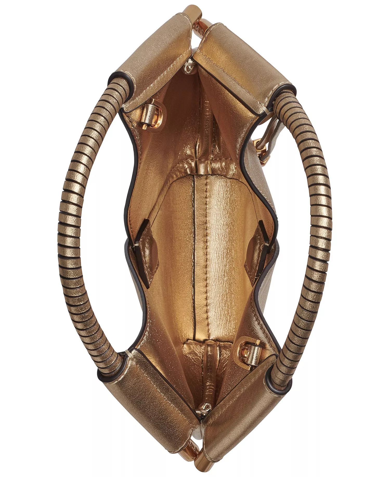 Metallic Micro Crossbody Bag - Gold - NO SIZE