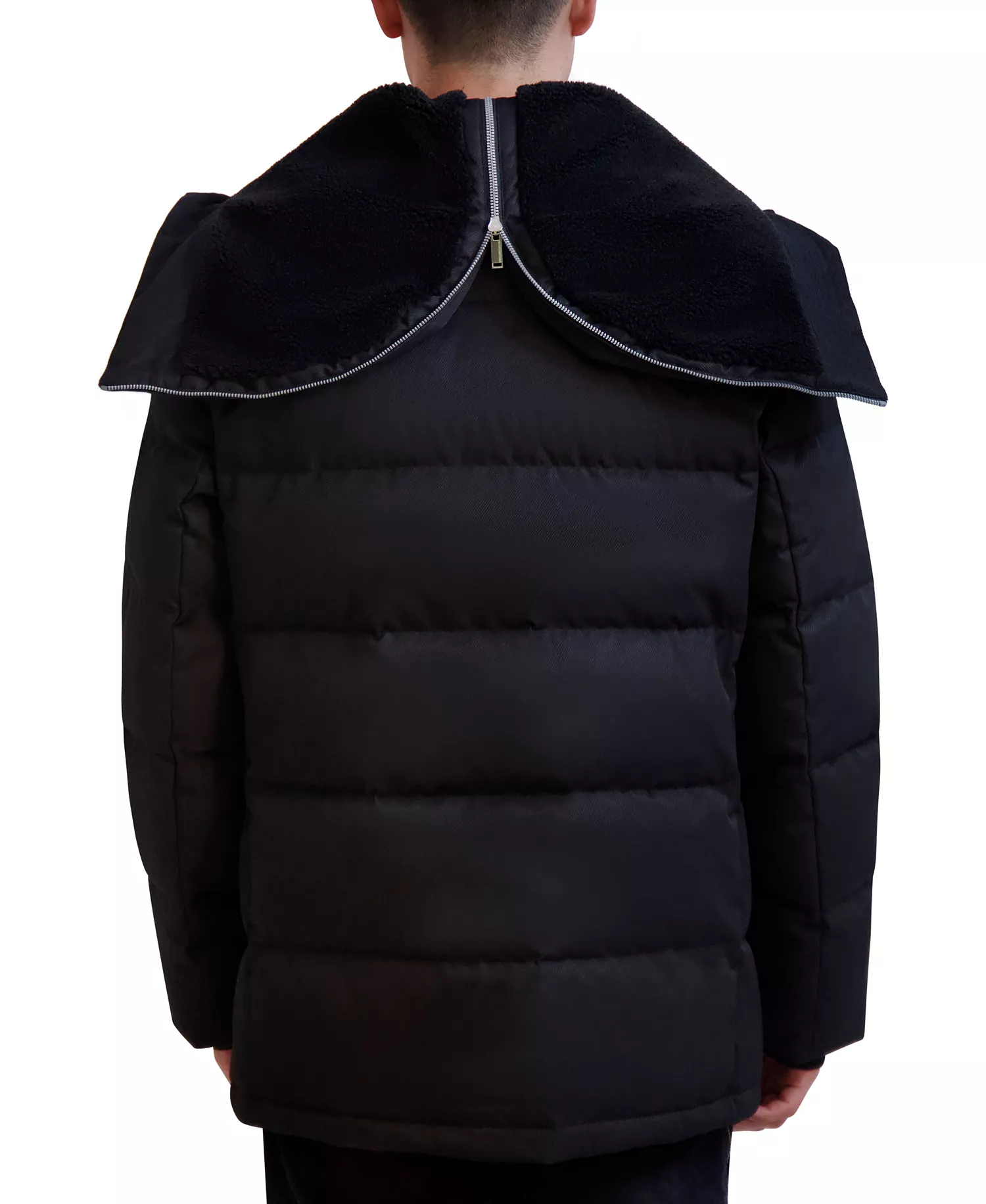 Men's Heavyweight Quilted Parka - Black - 2XL