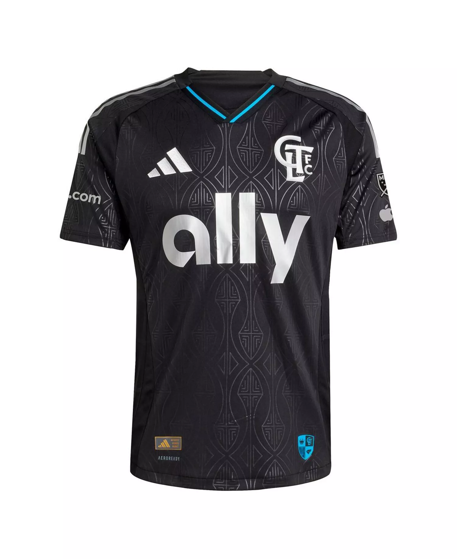 Men's Ashley Westwood Black Charlotte FC 2025 Fortress Kit Authentic Player Jersey - Black - 2XL