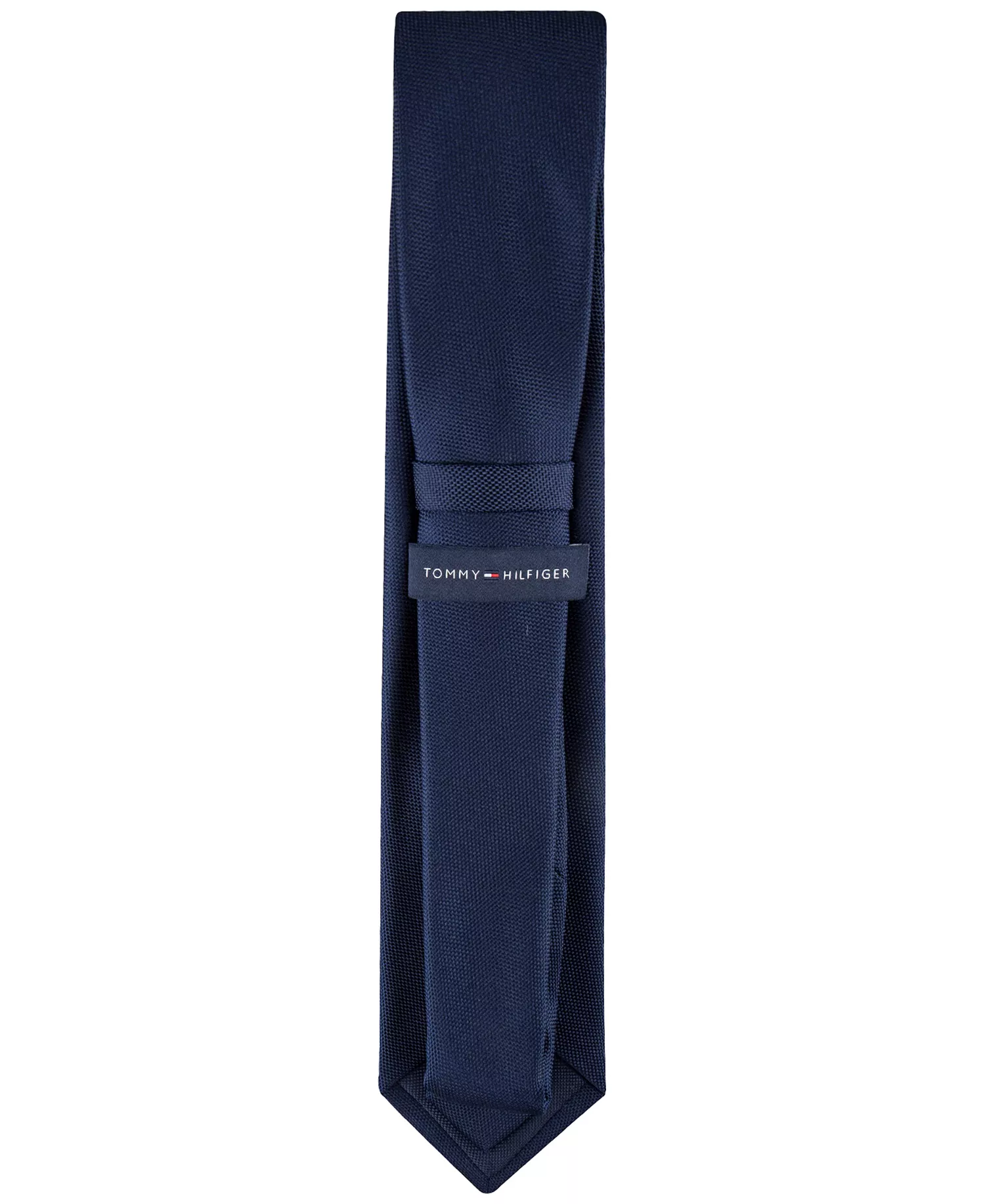 Men's Oxford Solid Tie - Navy - ONE SIZE