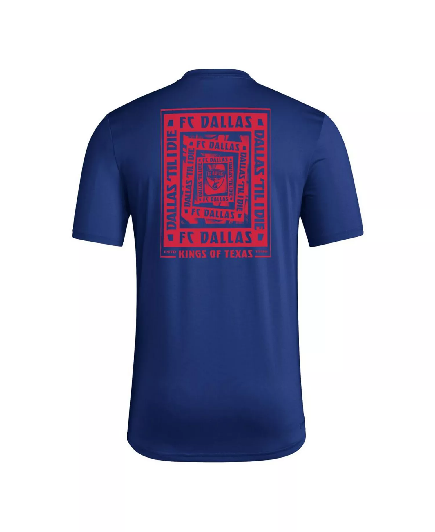 Men's Blue FC Dallas Local Wrap T-Shirt - Blue - L