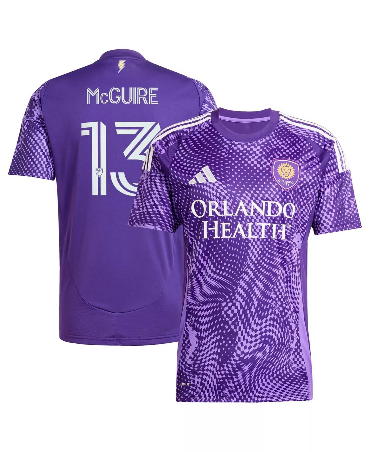 Men's Duncan McGuire Purple Orlando City SC 2025 Perfect Storm Replica Player Jersey - Purple - 2XL