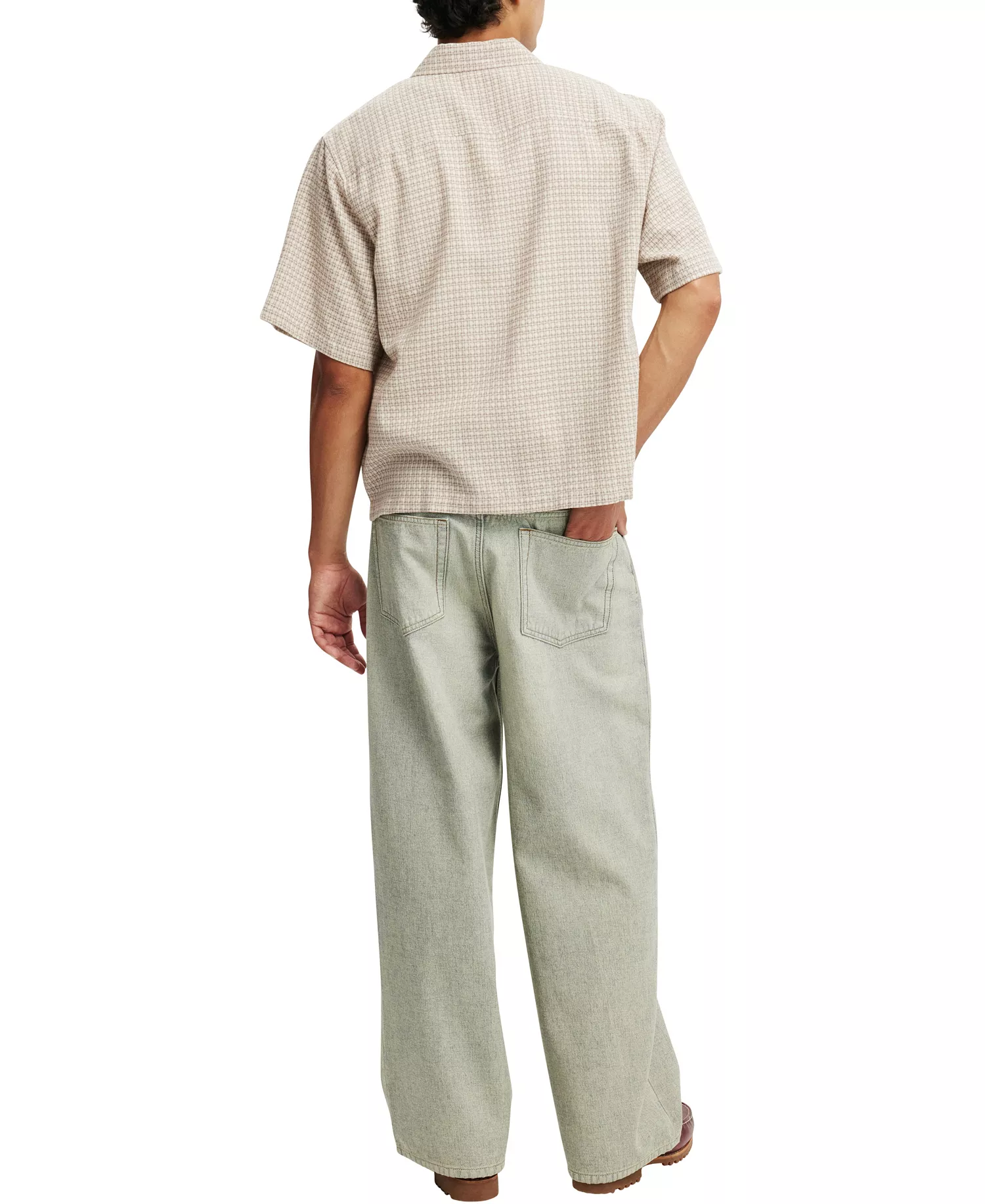 Men's Super Baggy Reverse Jean - Backwards blue - 26