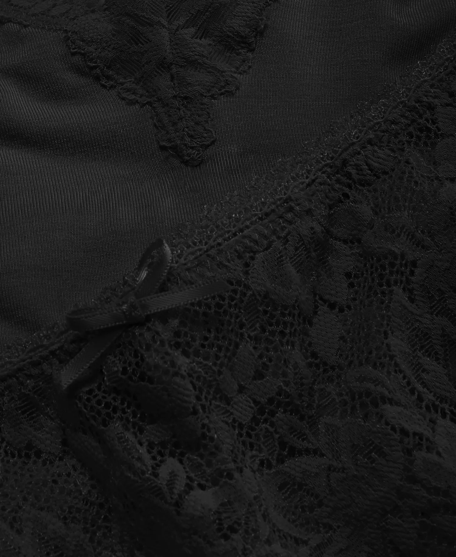 I.N.C International Concepts Women's Lace Back Tank & Shorts Set, Macy's Exclusive - Black - L