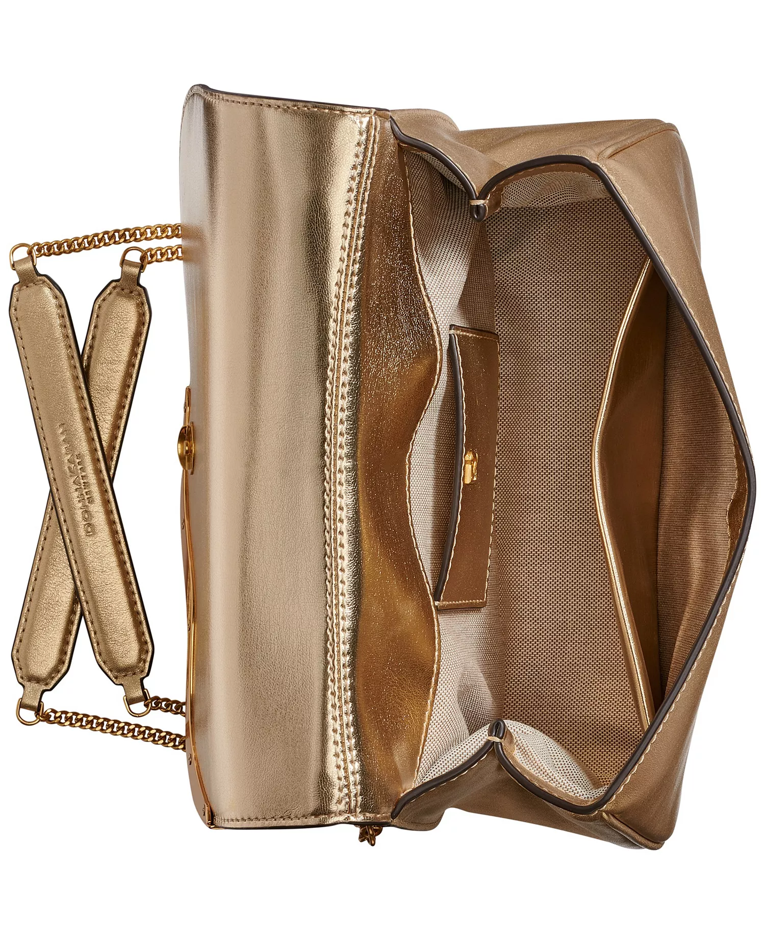Malverne Metallic Crossbody Bag - Gold - NO SIZE