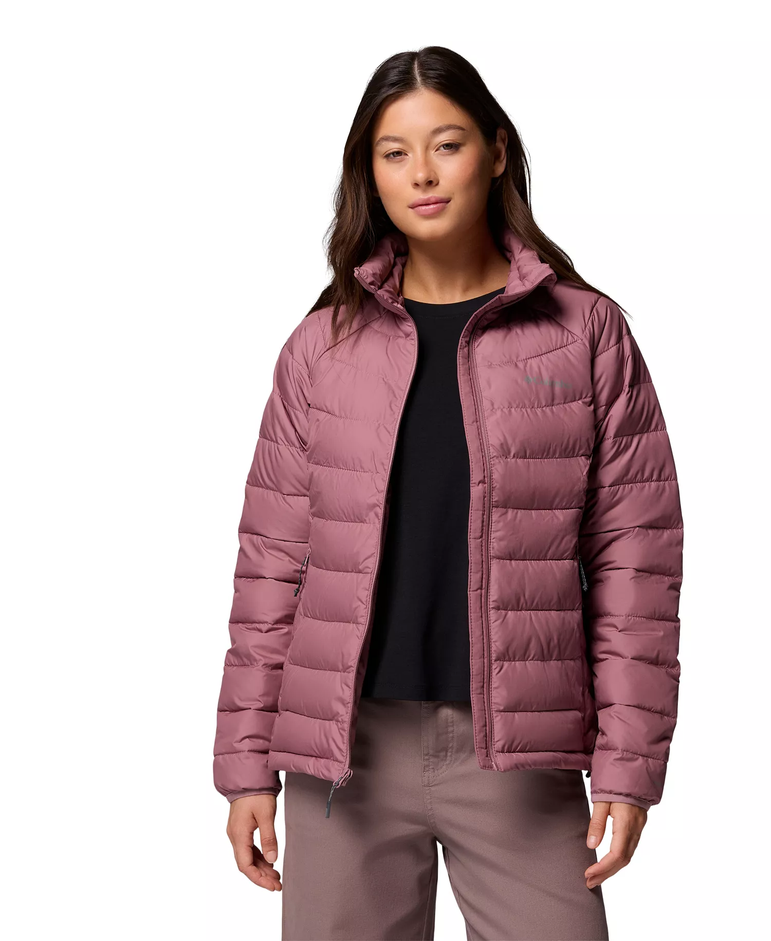 Women's Powder Lite II Full Zip Jacket - Black - L