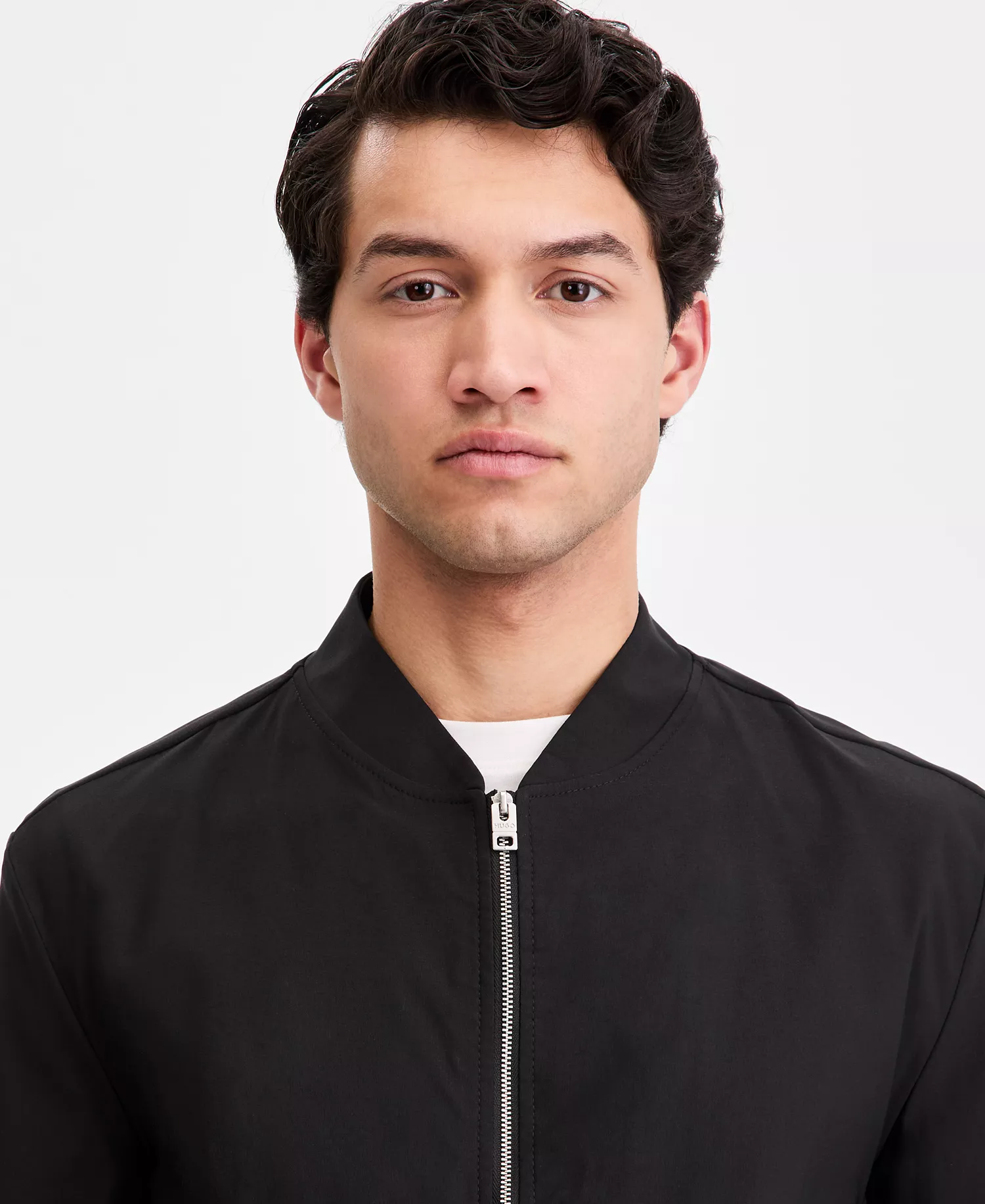 Men's Full-Zip Jacket - Black - 36R