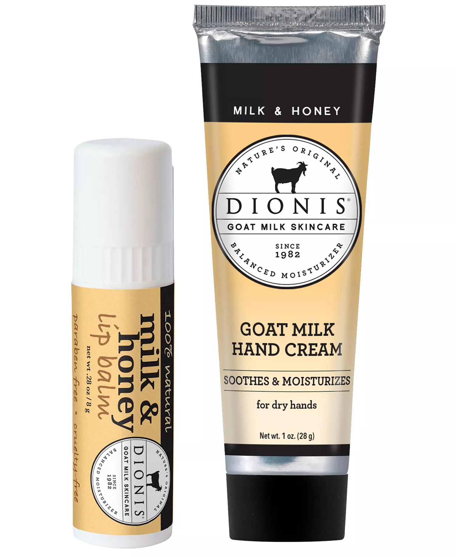 2-Pc. Goat Milk Hand & Lip Set - Milk & Honey - No Color - No Size