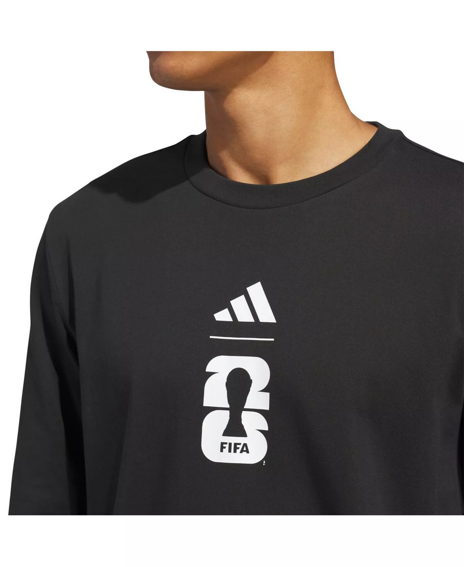 Men's Black 2026 FIFA World Cup Graphic Long Sleeve T-Shirt - Black - 2XL