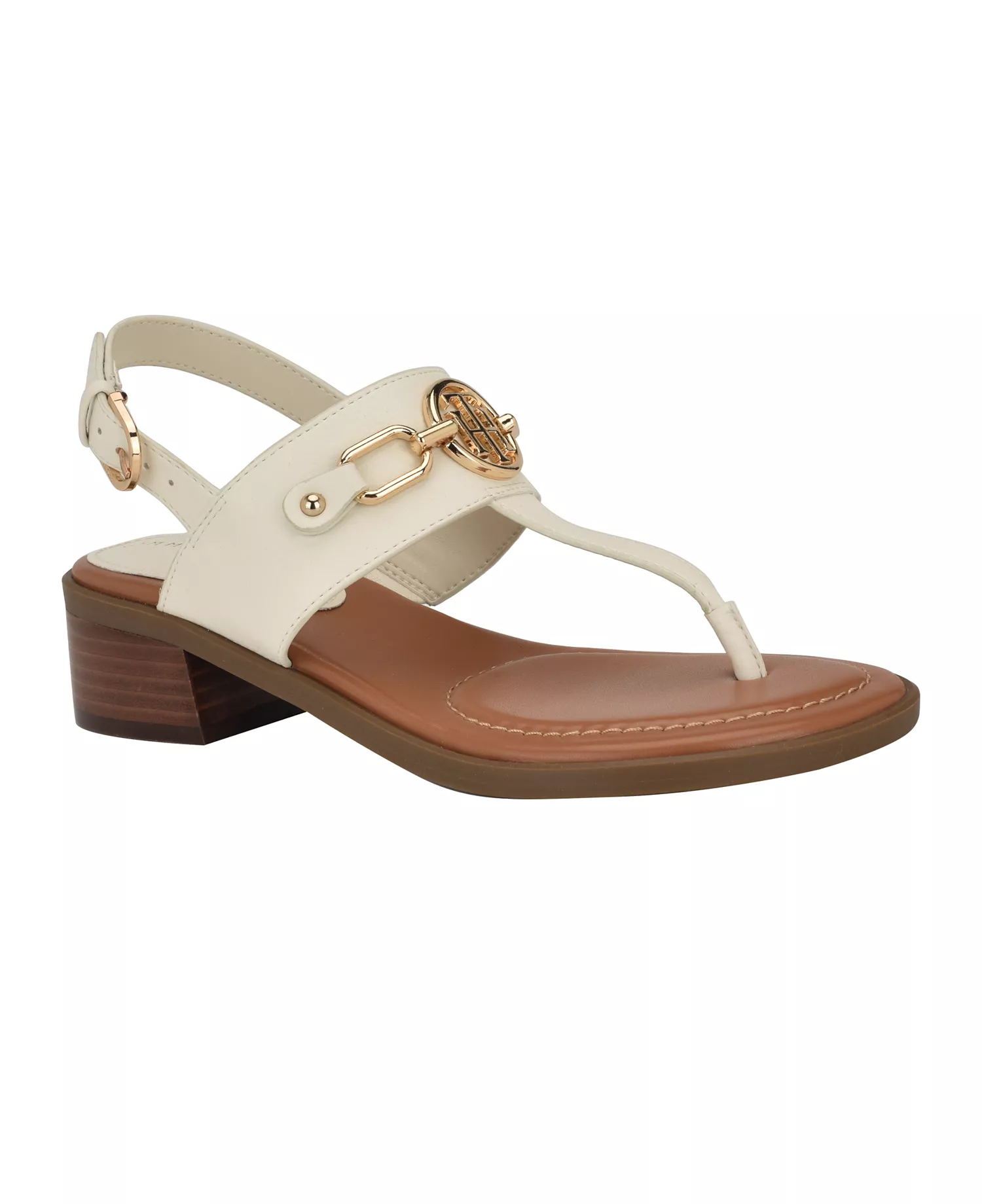 Women's Ezmeai Block Heeled Sandal - Ivory - 10M