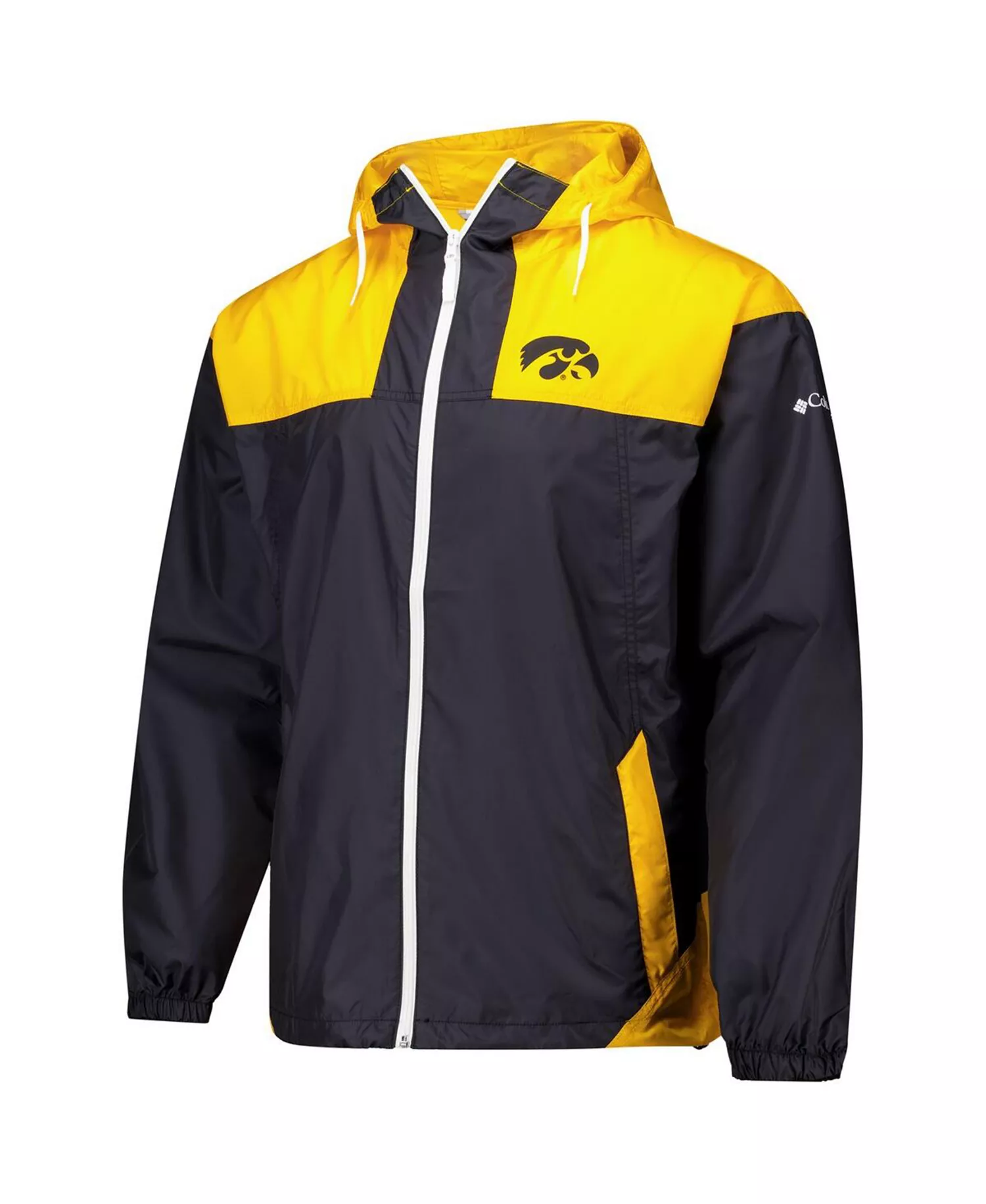 Men's Black Iowa Hawkeyes Flash Challenger II Omni-Shade Full-Zip Windbreaker Jacket - Black - L