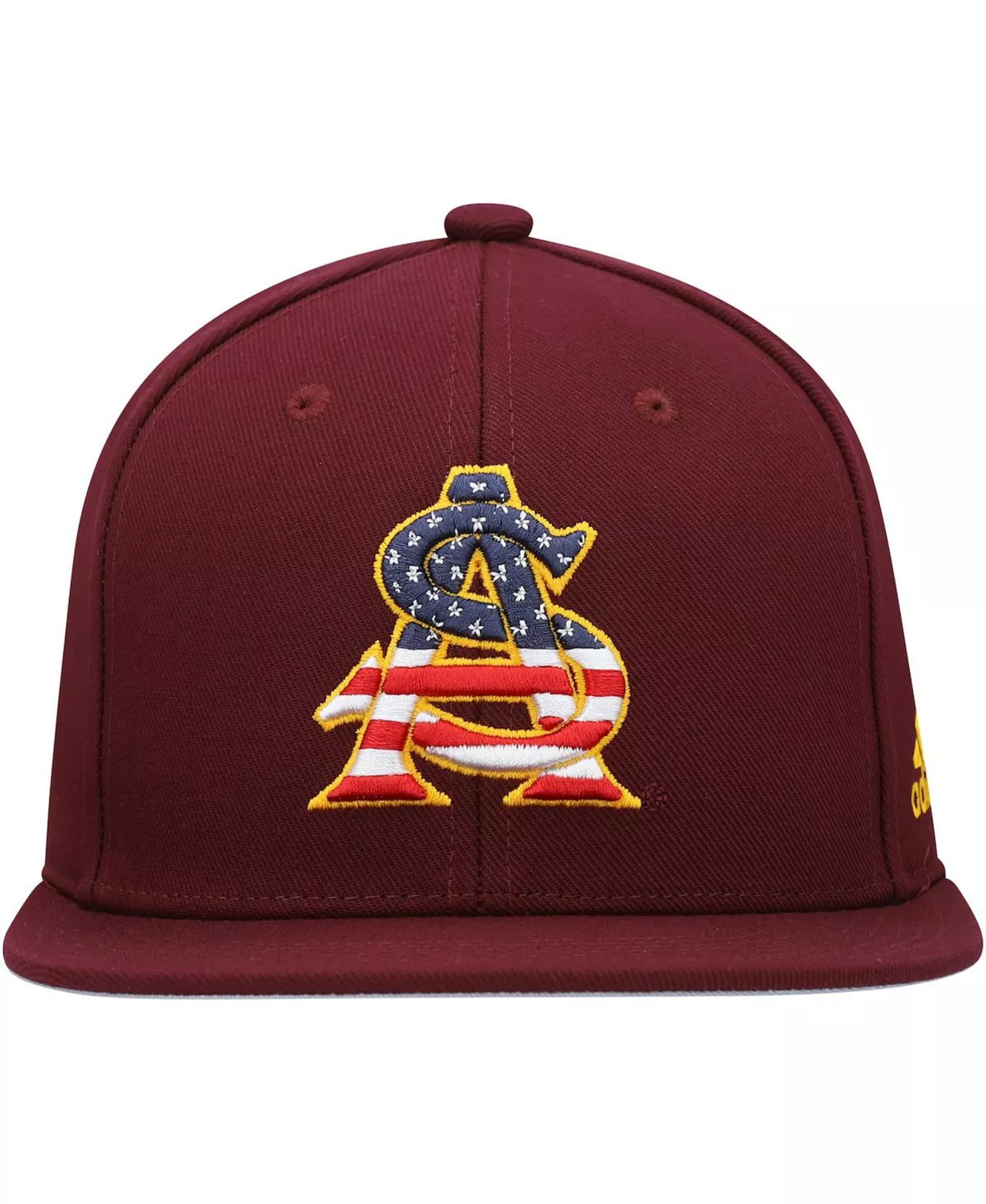 Men's Maroon Arizona State Sun Devils Patriotic On-Field Baseball Fitted Hat - Maroon - 7