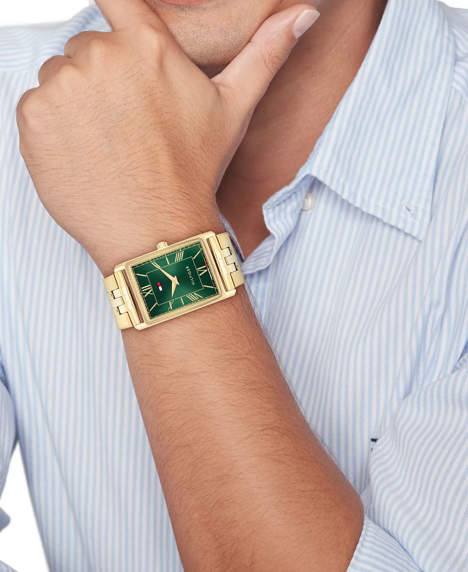 Men's Quartz Gold Tone Stainless Steel Bracelet Watch, 25.5 mm - Gold - ONE SIZE