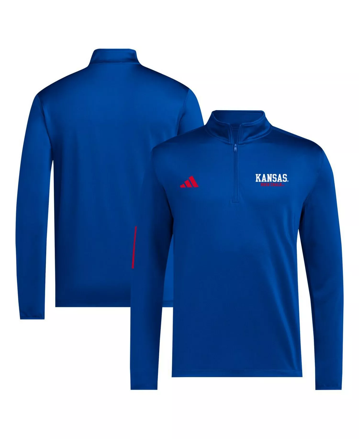 Men's Royal Kansas Jayhawks Half-Zip Pullover Golf Jacket - Royal - 2XL