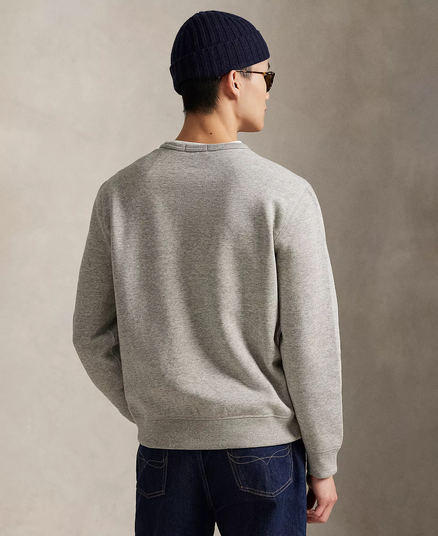 Men's Bear Long-Sleeve Sweatshirt - Loft Heather/active Bear - L