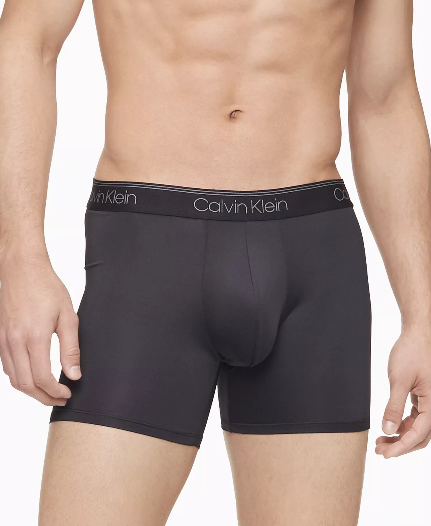 Men's Micro Stretch Boxer Briefs, 5-Pack Underwear - Black - L