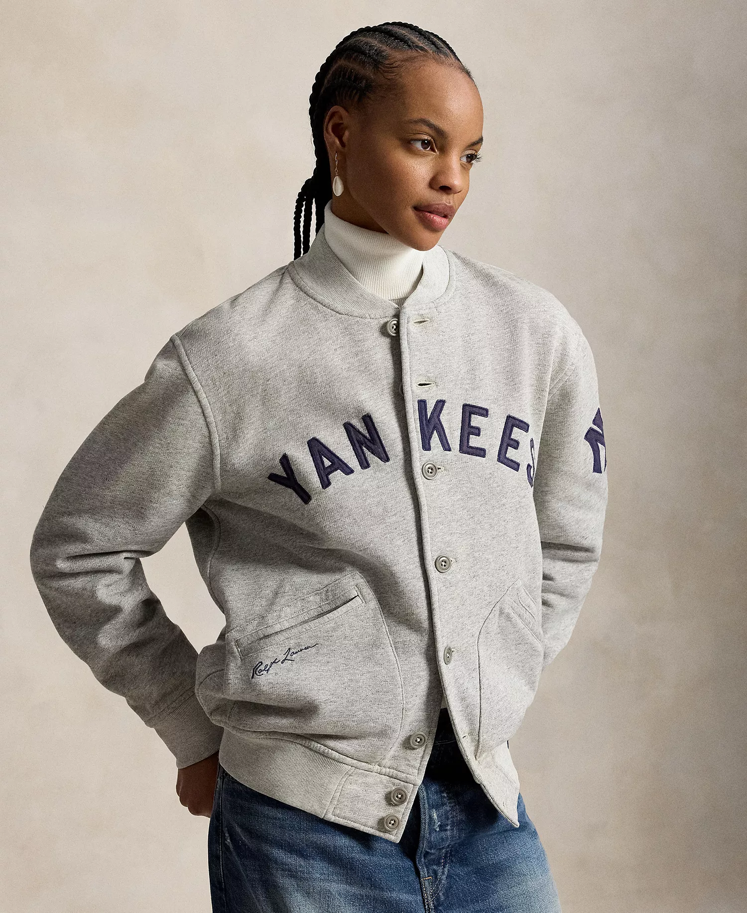 Men's and Women's Long-Sleeve Sweatshirt - Loft Heather - 2XL