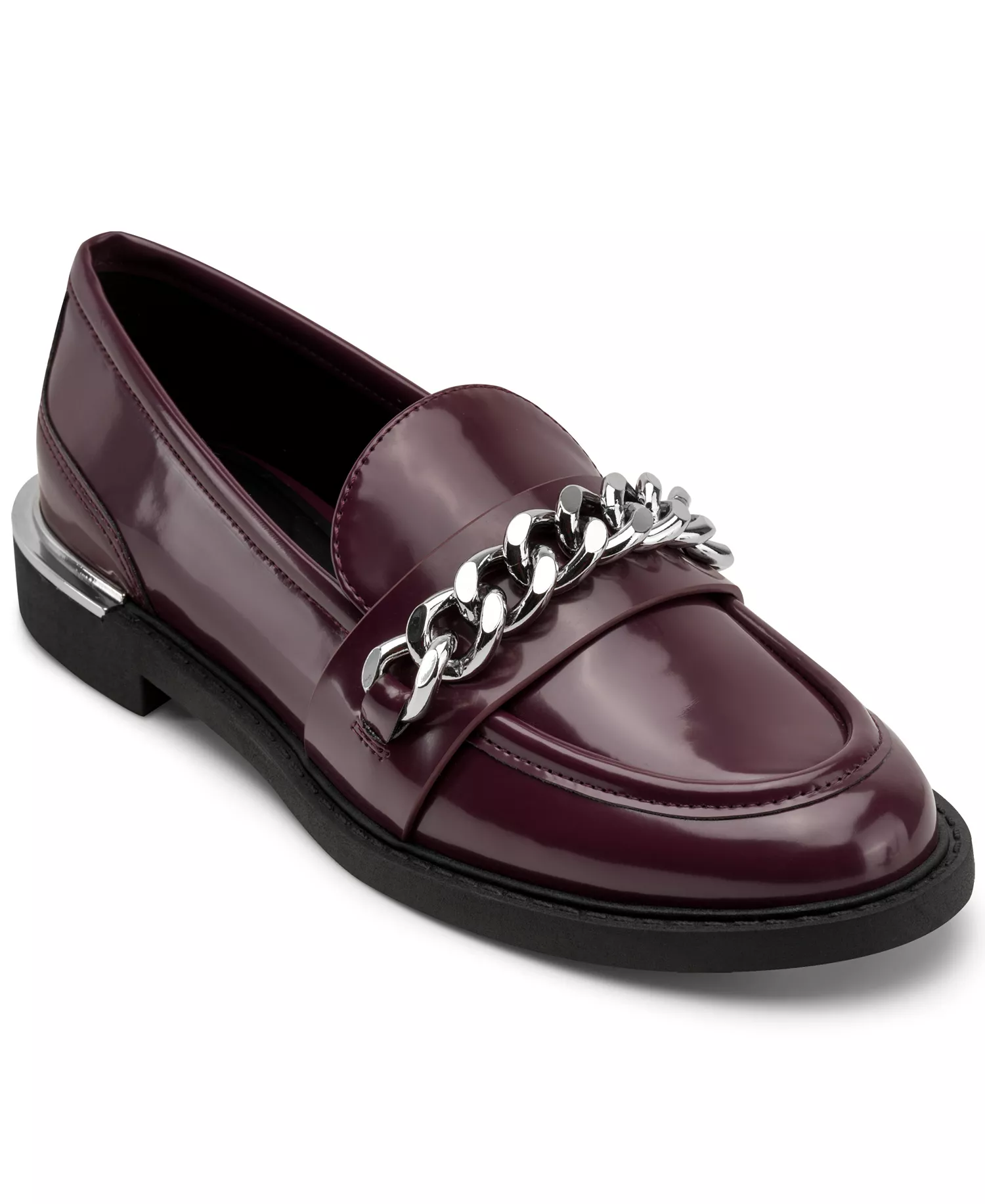 Women's Ryleigh W/ Chain Slip On Loafers - Burgundy - 7.5M