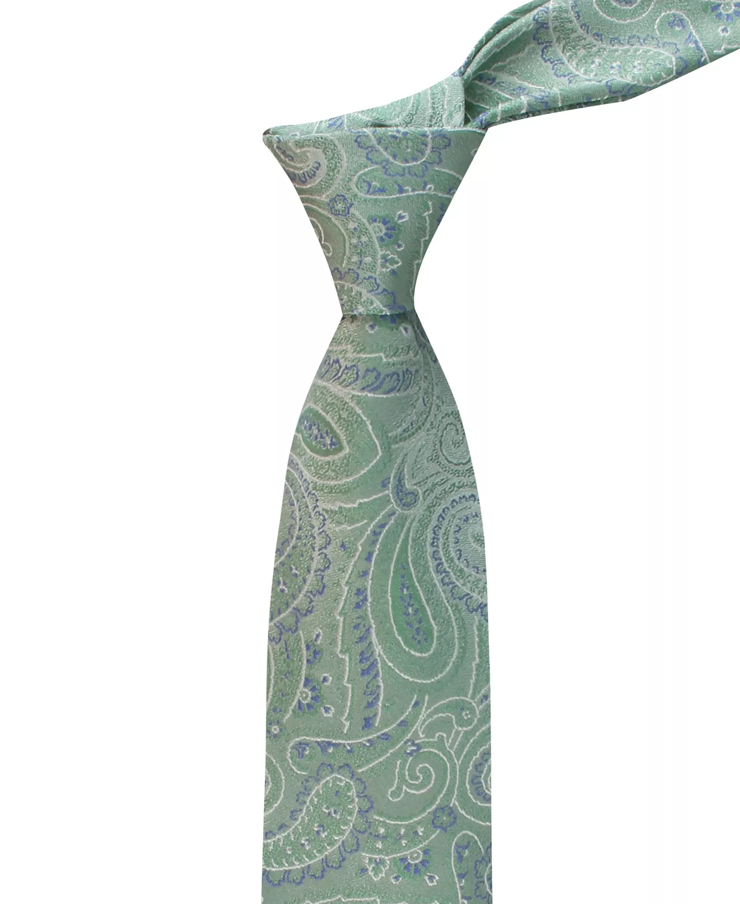 Men's Hawkins Paisley Pattern Tie - Green - ONE SIZE