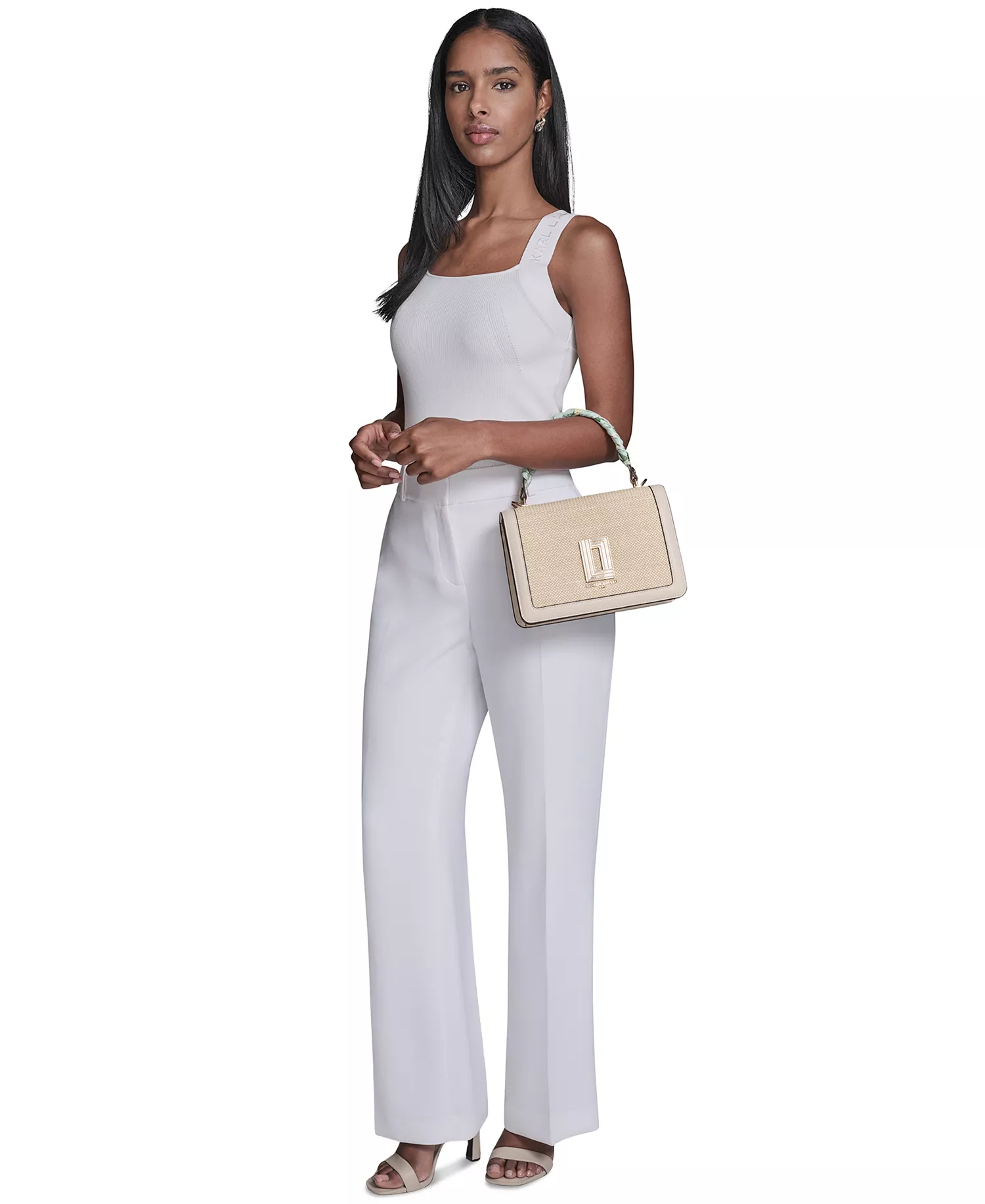Simone Small Crossbody Satchel Bag - Neutral - No Size