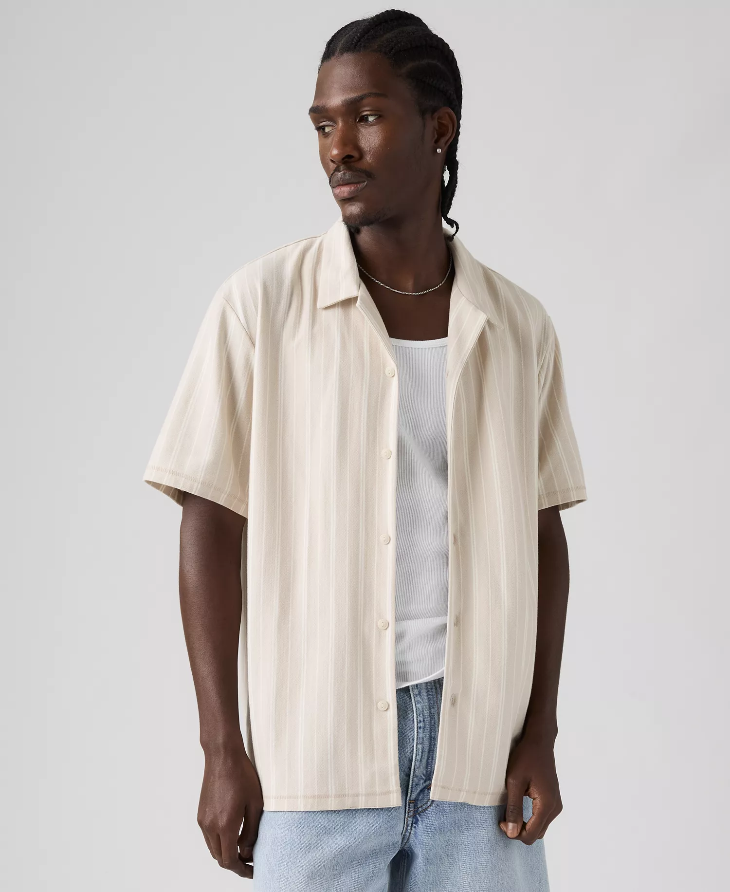 Men's Wood Side Camp Shirt - Gray - 2XL