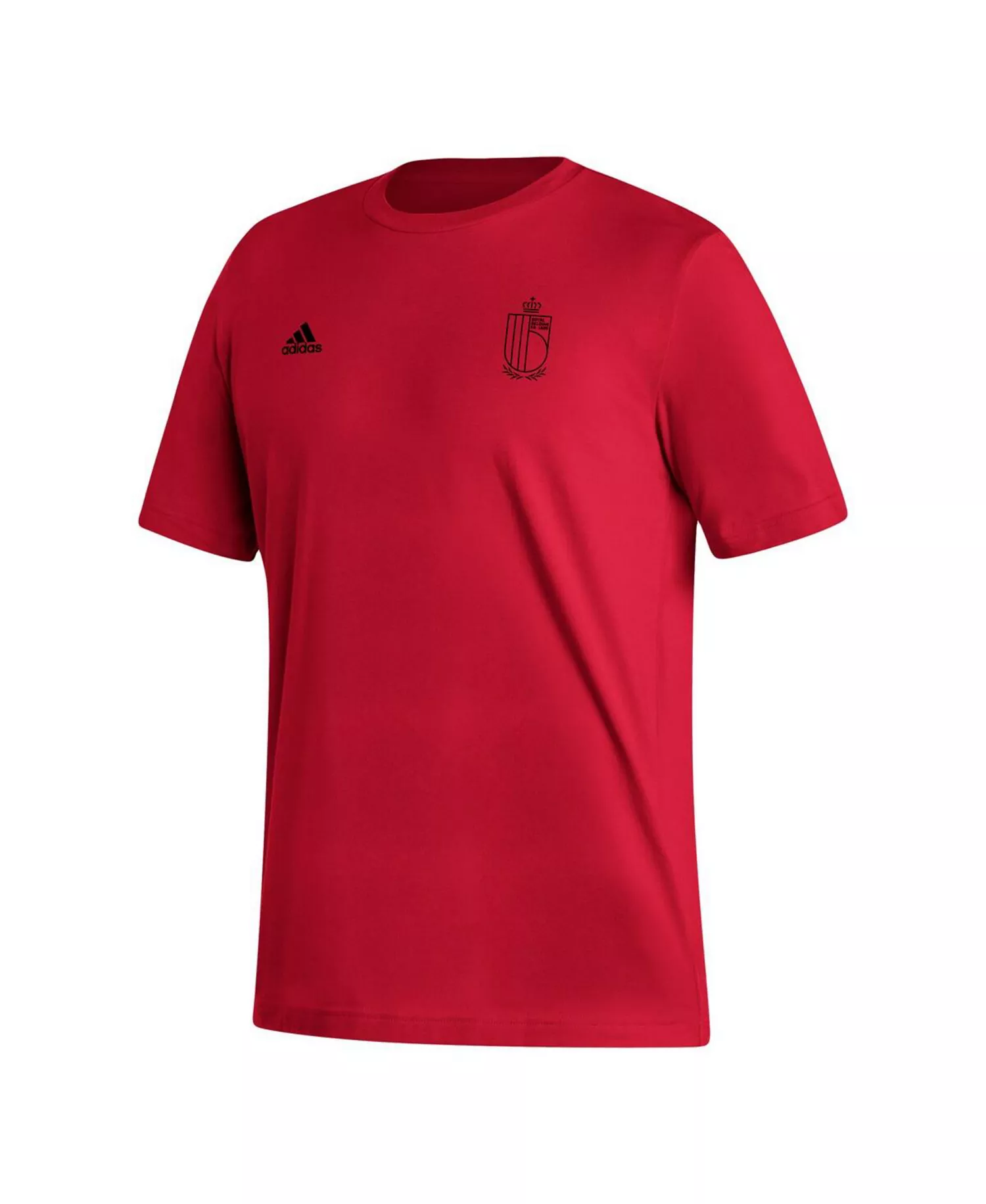 Men's Red Belgium National Team Crest T-Shirt - Red - 2XL