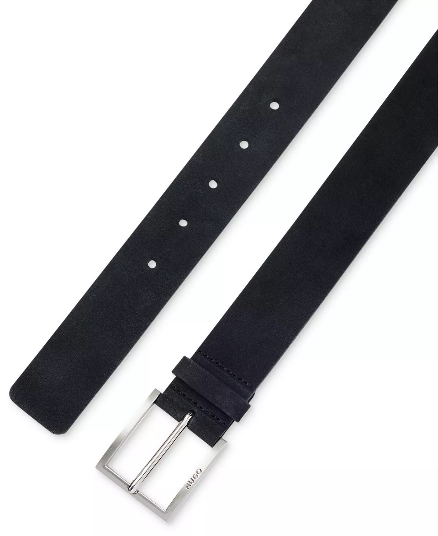 Hugo Boss Men's Sized Suede Belt - Black - 30
