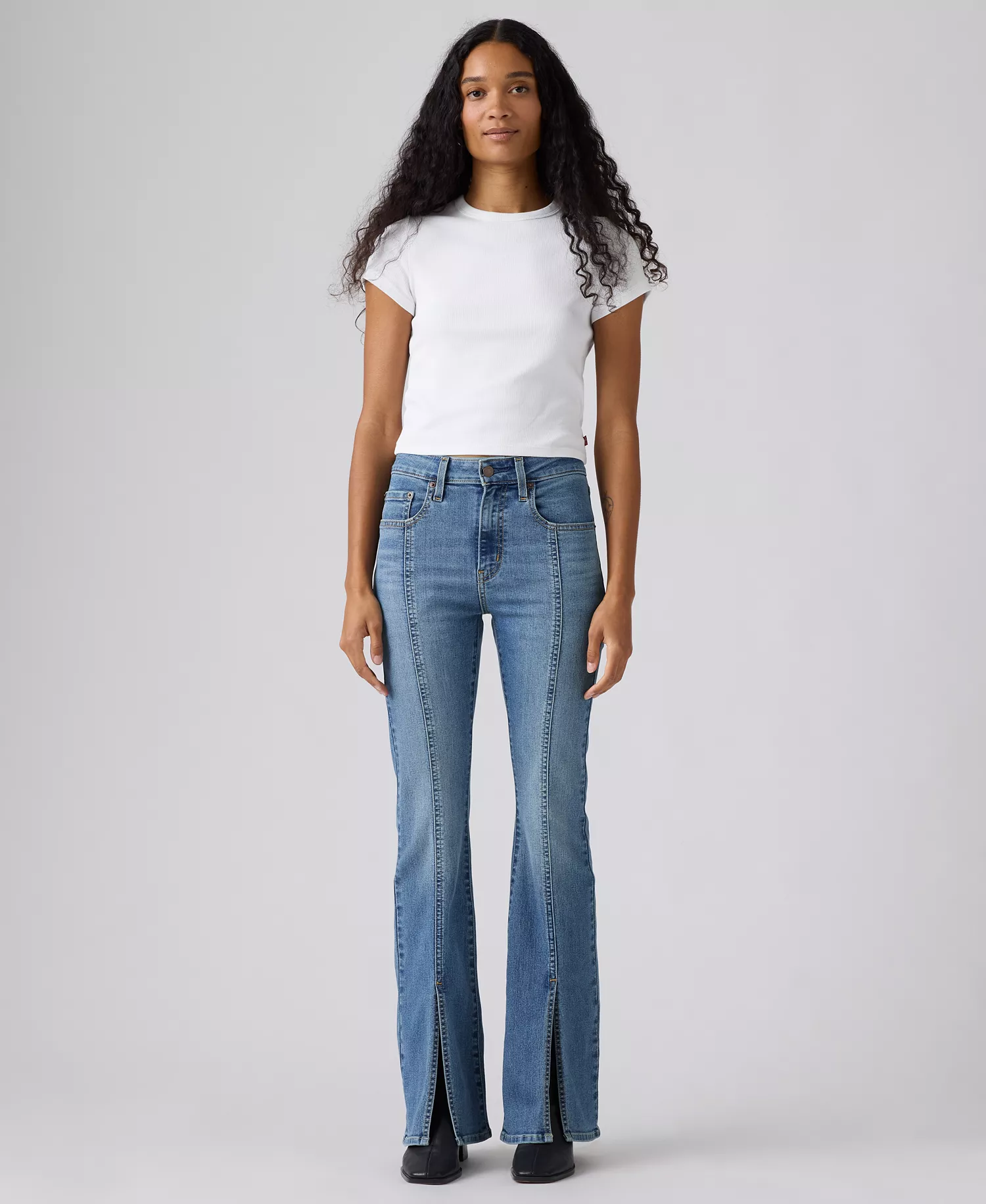 Women's 726 Split-Hem Flare Jeans - Camp Denim - 24