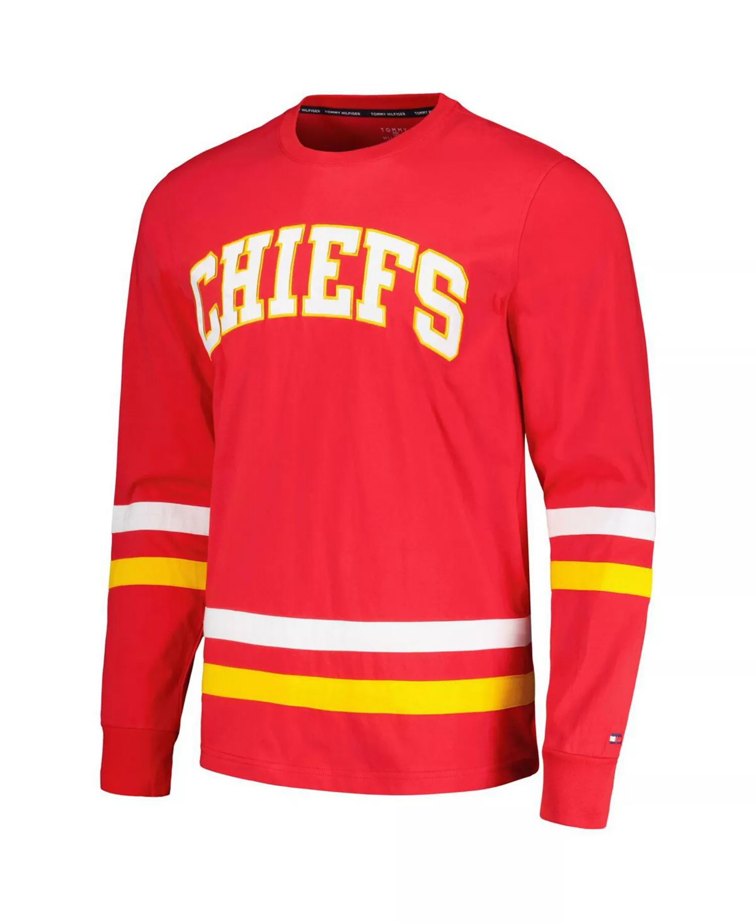 Men's Red, Gold Kansas City Chiefs Nolan Long Sleeve T-shirt - Red, Gold - 2XL